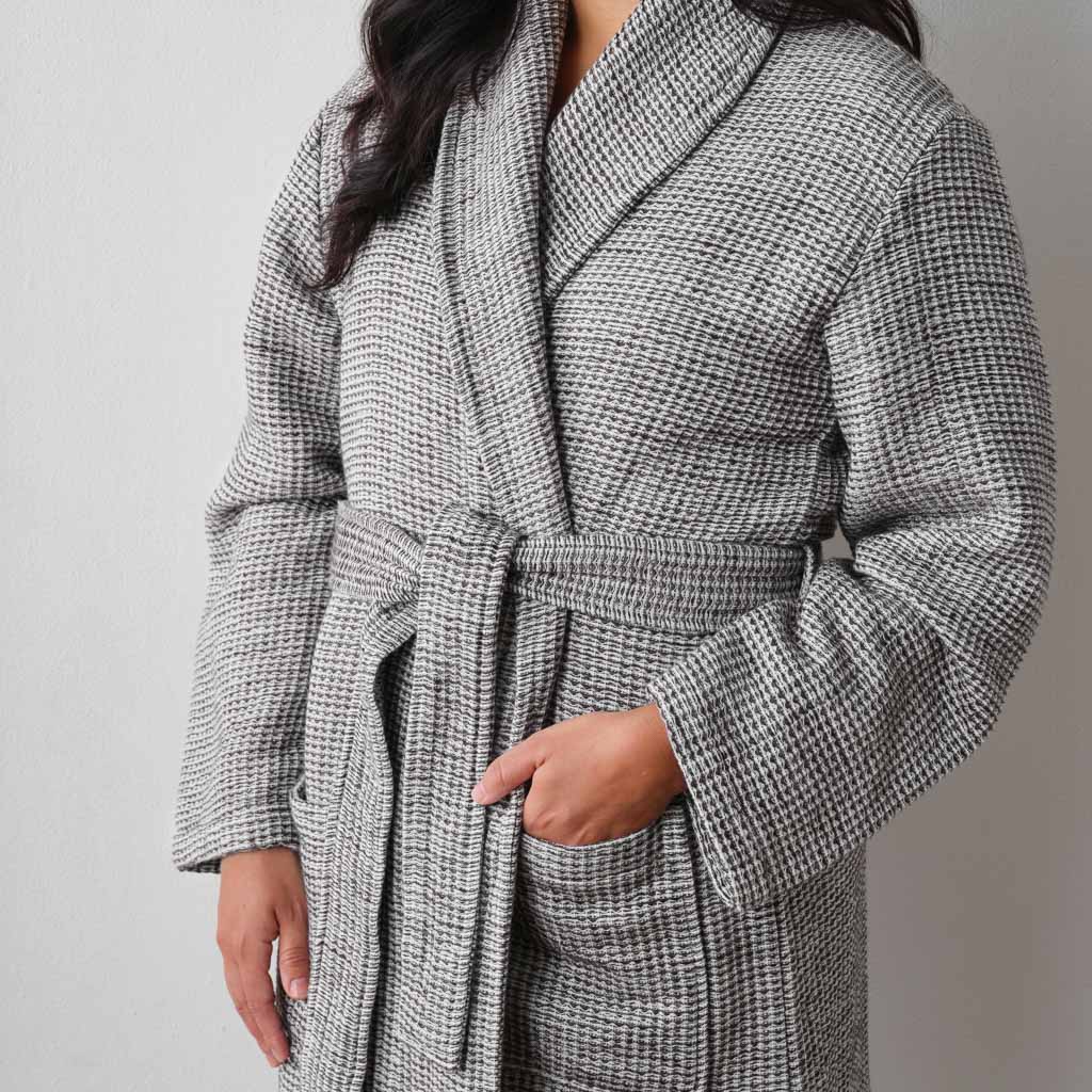 Aegean Cotton Bath Robe - Image 3
