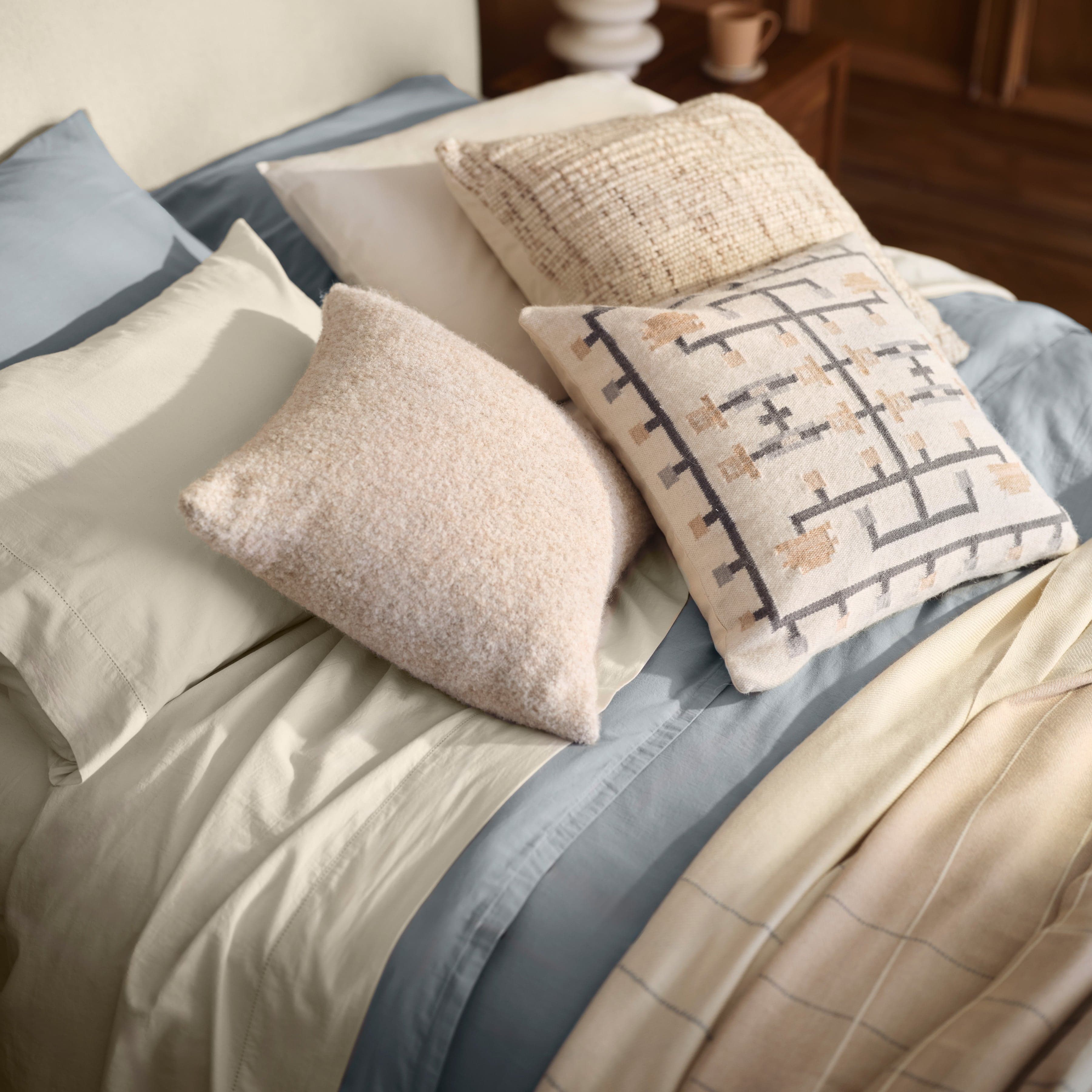 Stonewashed Organic Cotton Percale Duvet Cover - Image 8