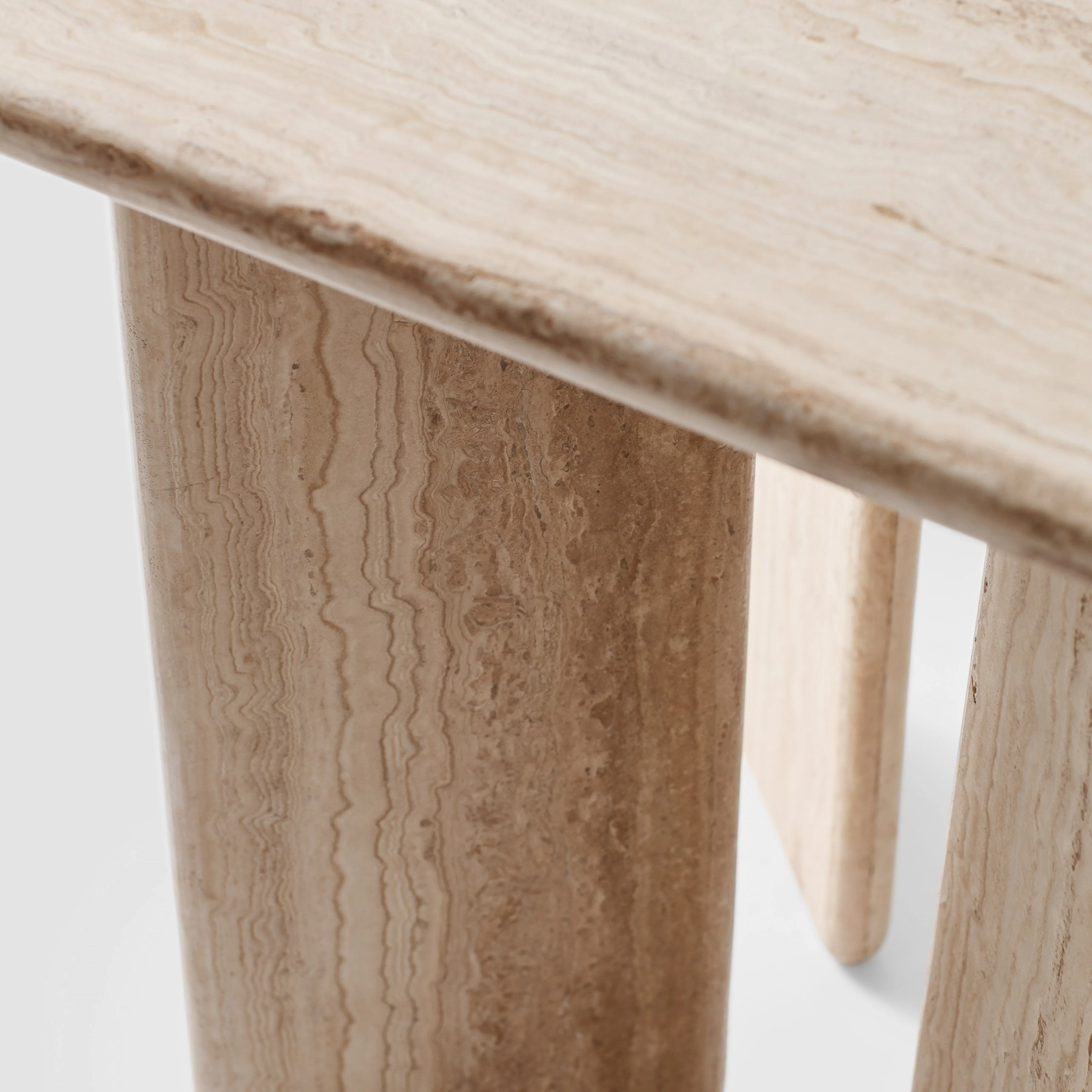 Amata Travertine Side Table - Image 5