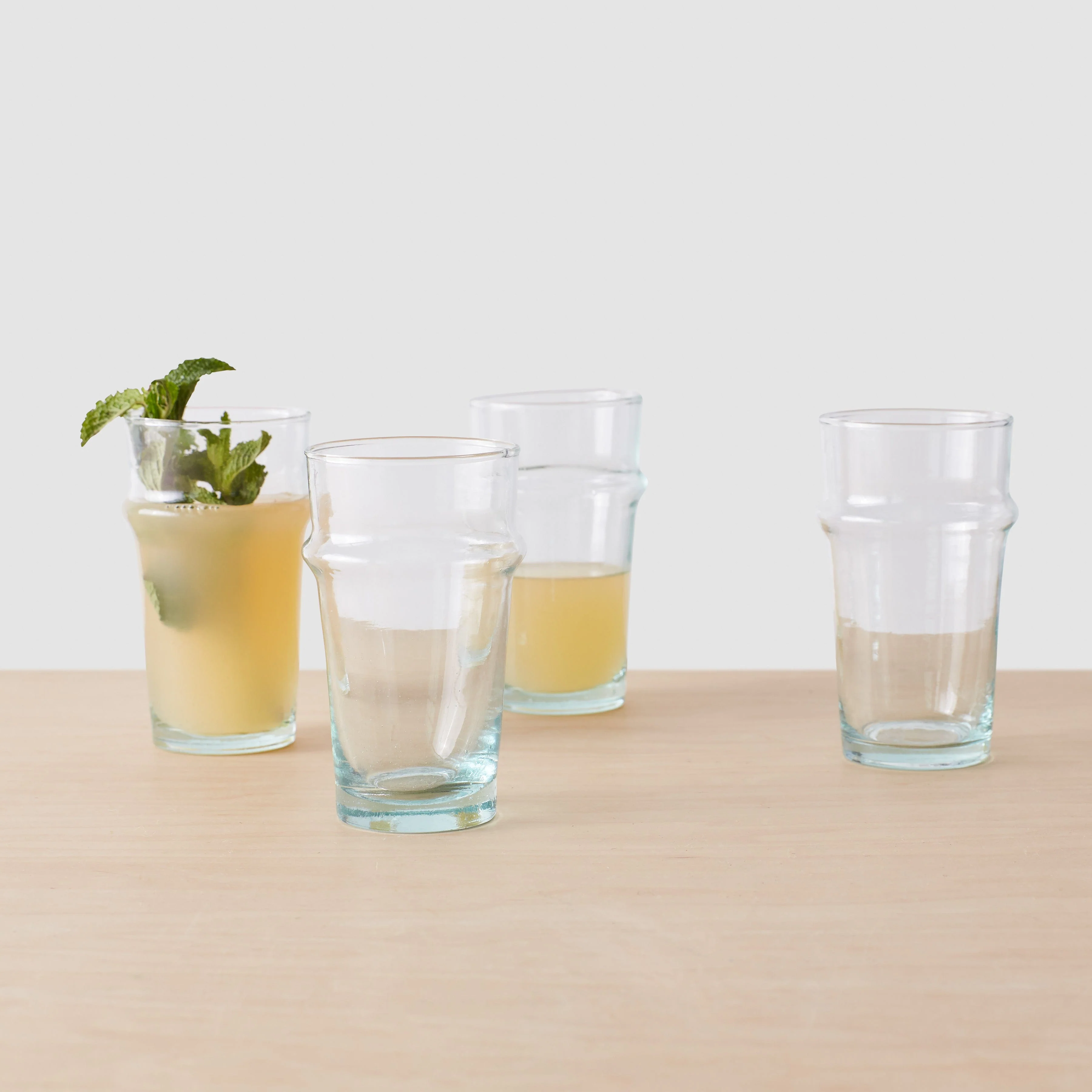 Amina Recycled Tumbler Glasses - 11 oz., Set of 6 - Image 3
