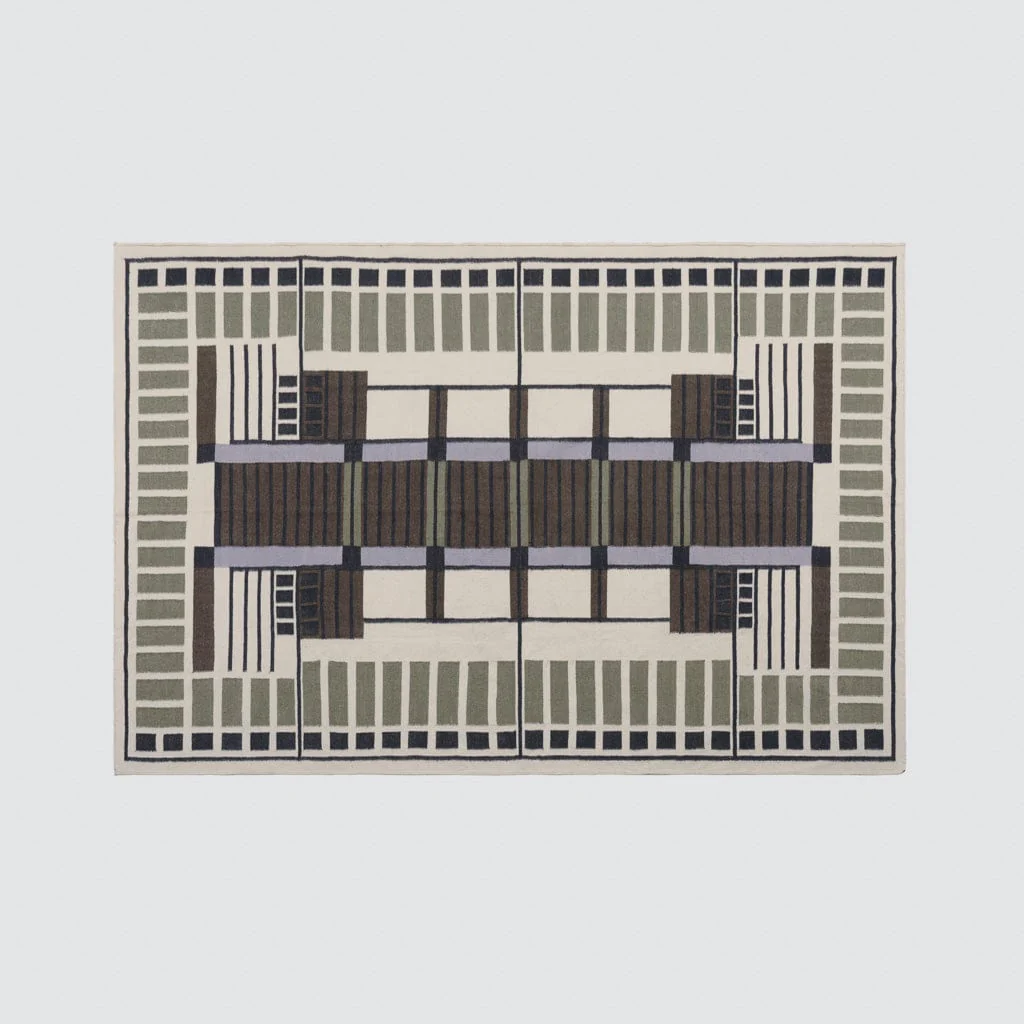 Amman Handwoven Area Rug - Olive - Image 5