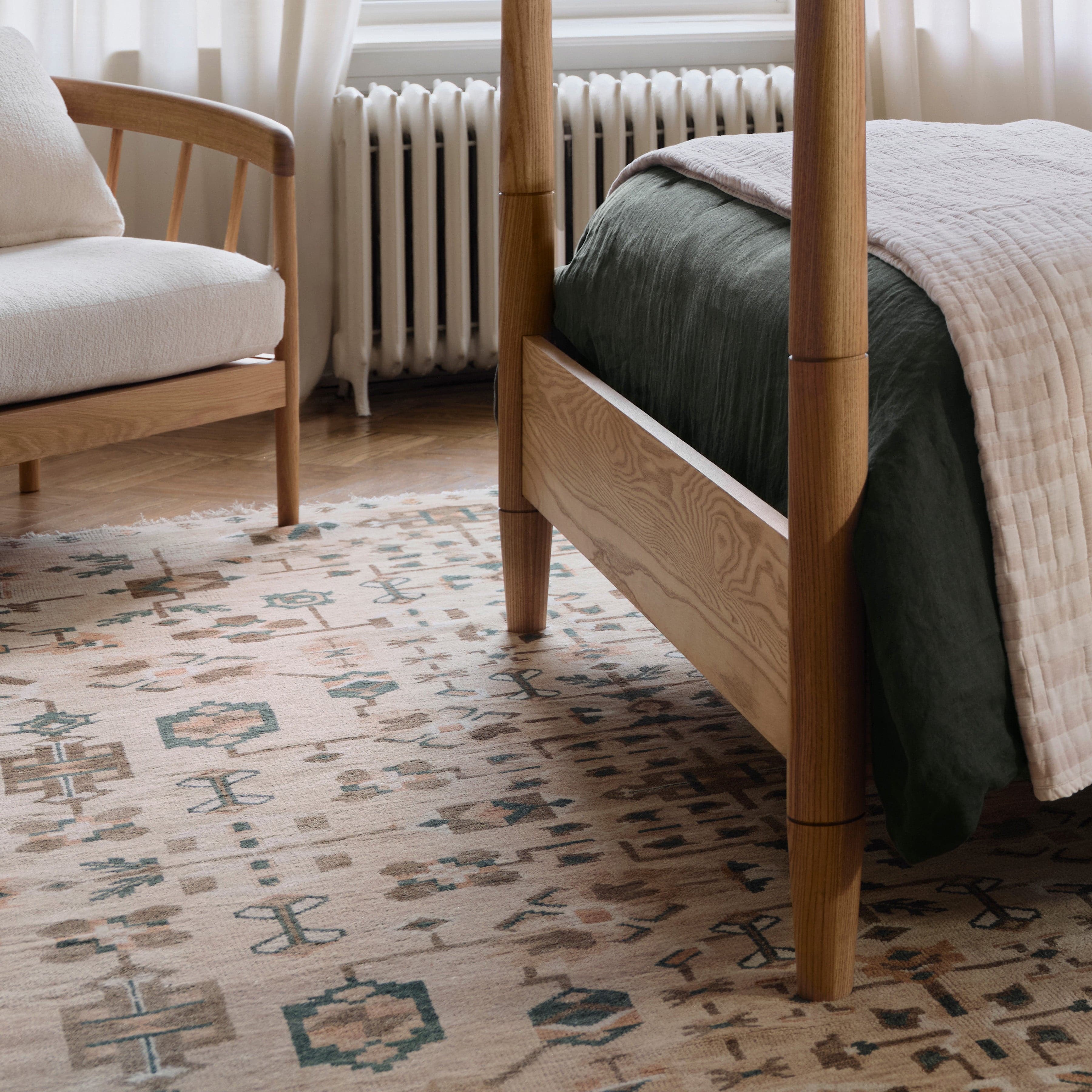 Anoushka Hand-Knotted Area Rug - Image 2