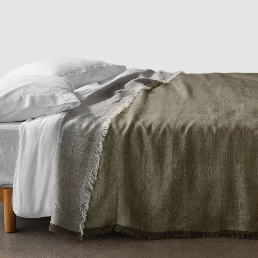 Arya Linen Bed Blanket - Image 6