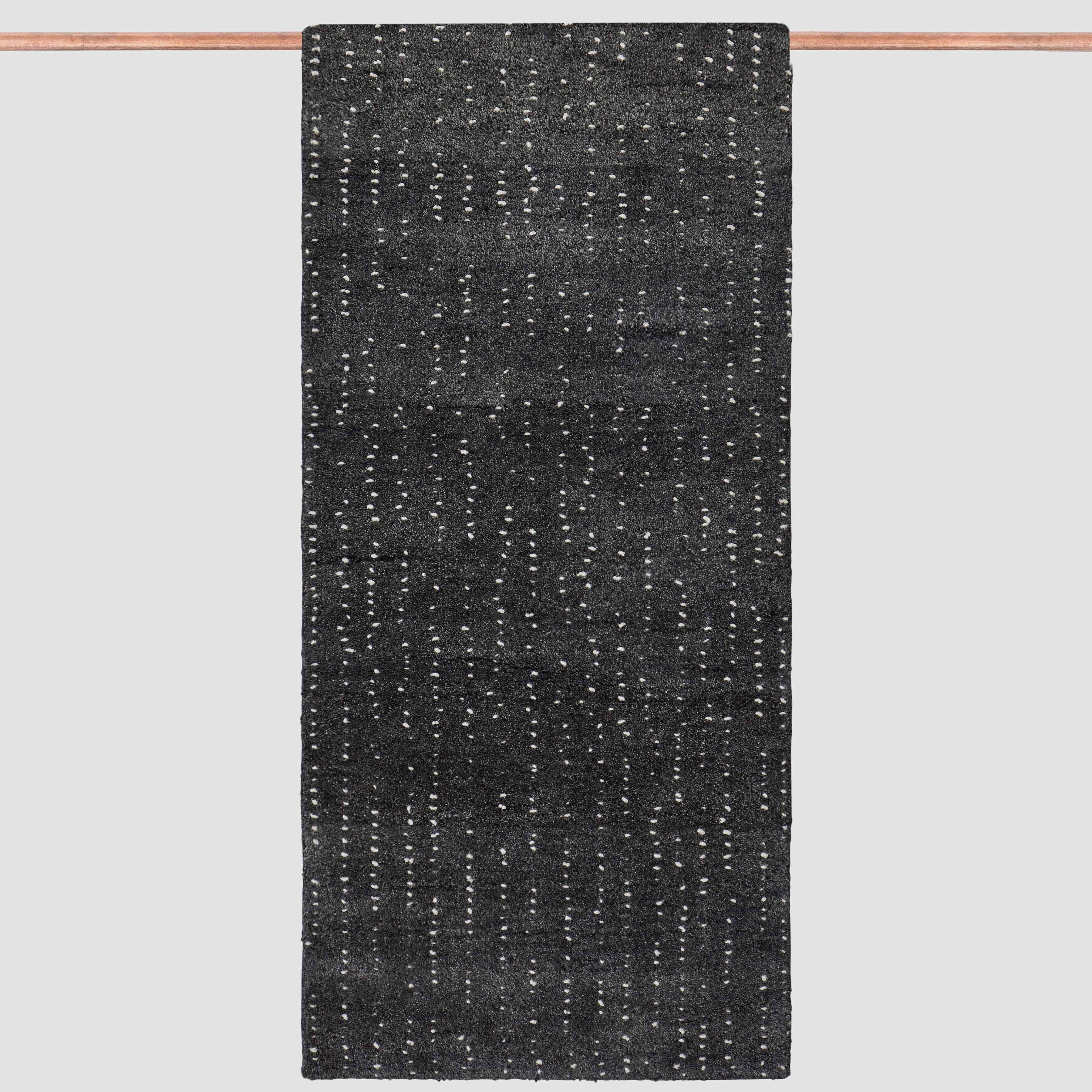 Atashi Hand-Knotted Accent Rug - Stone Blue - Image 4