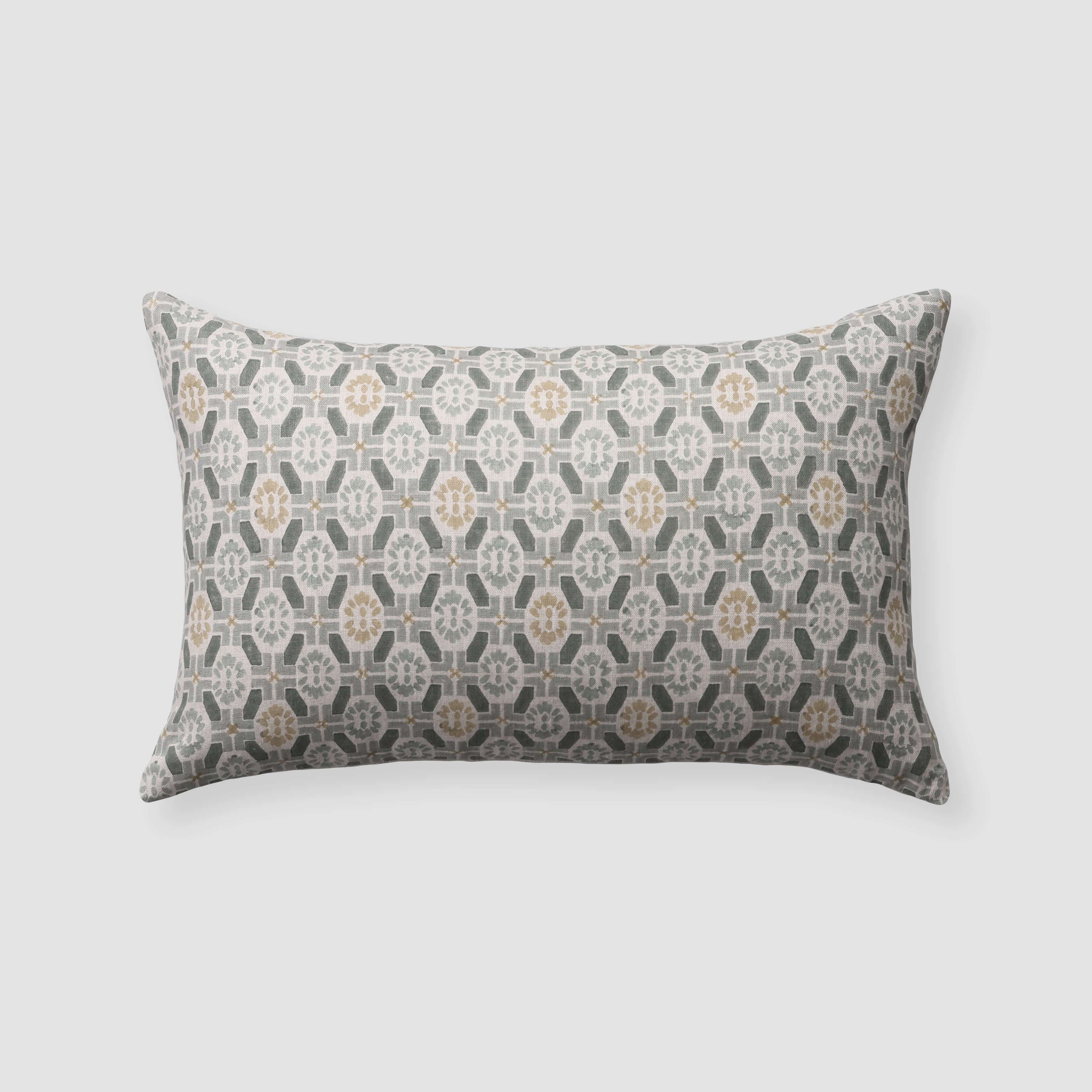 Ayana Block Print Lumbar Pillow - Image 10