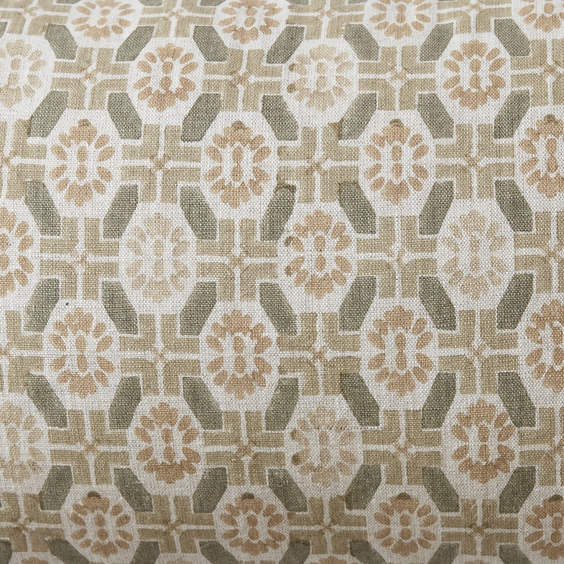 Ayana Block Print Lumbar Pillow - Image 3