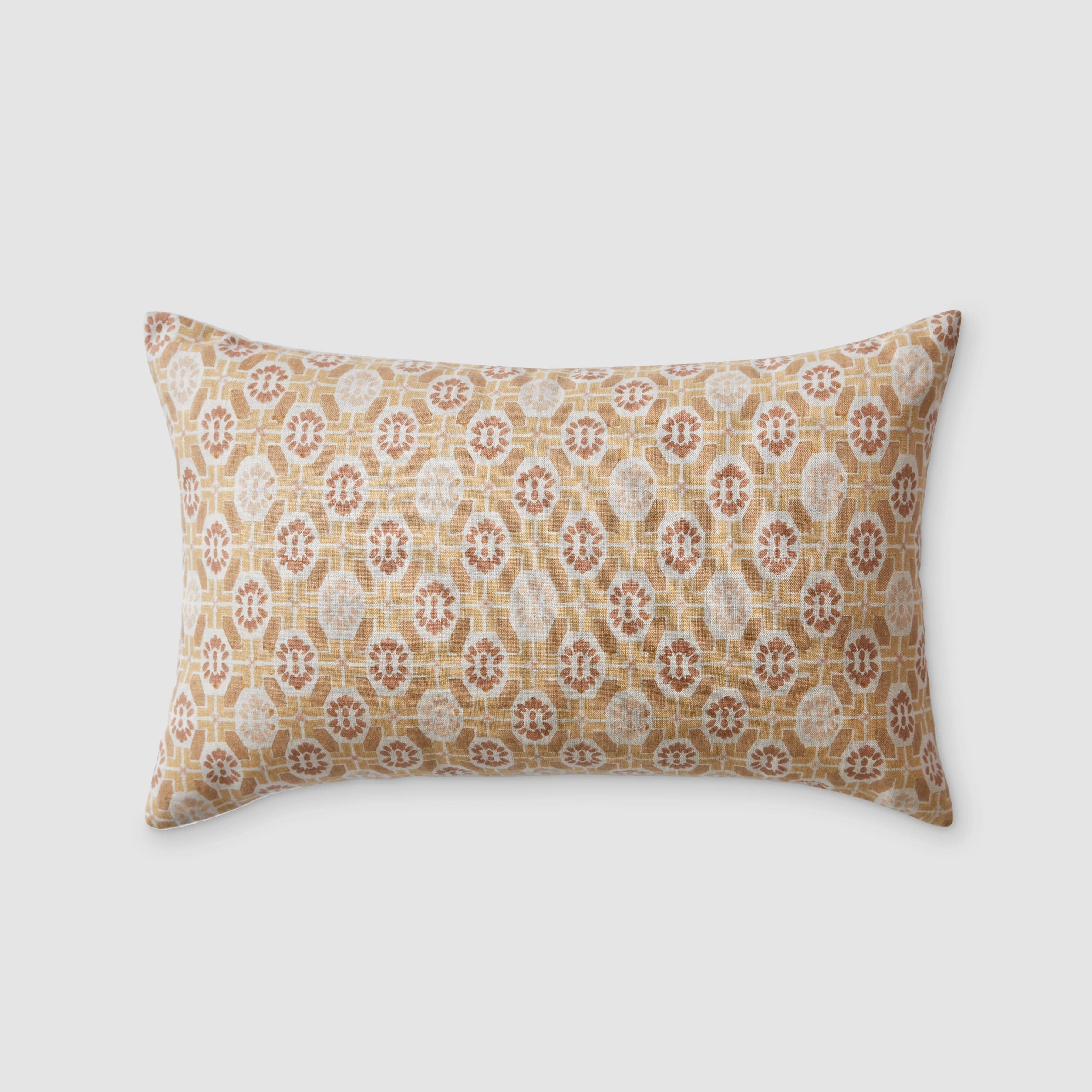 Ayana Block Print Lumbar Pillow - Image 6