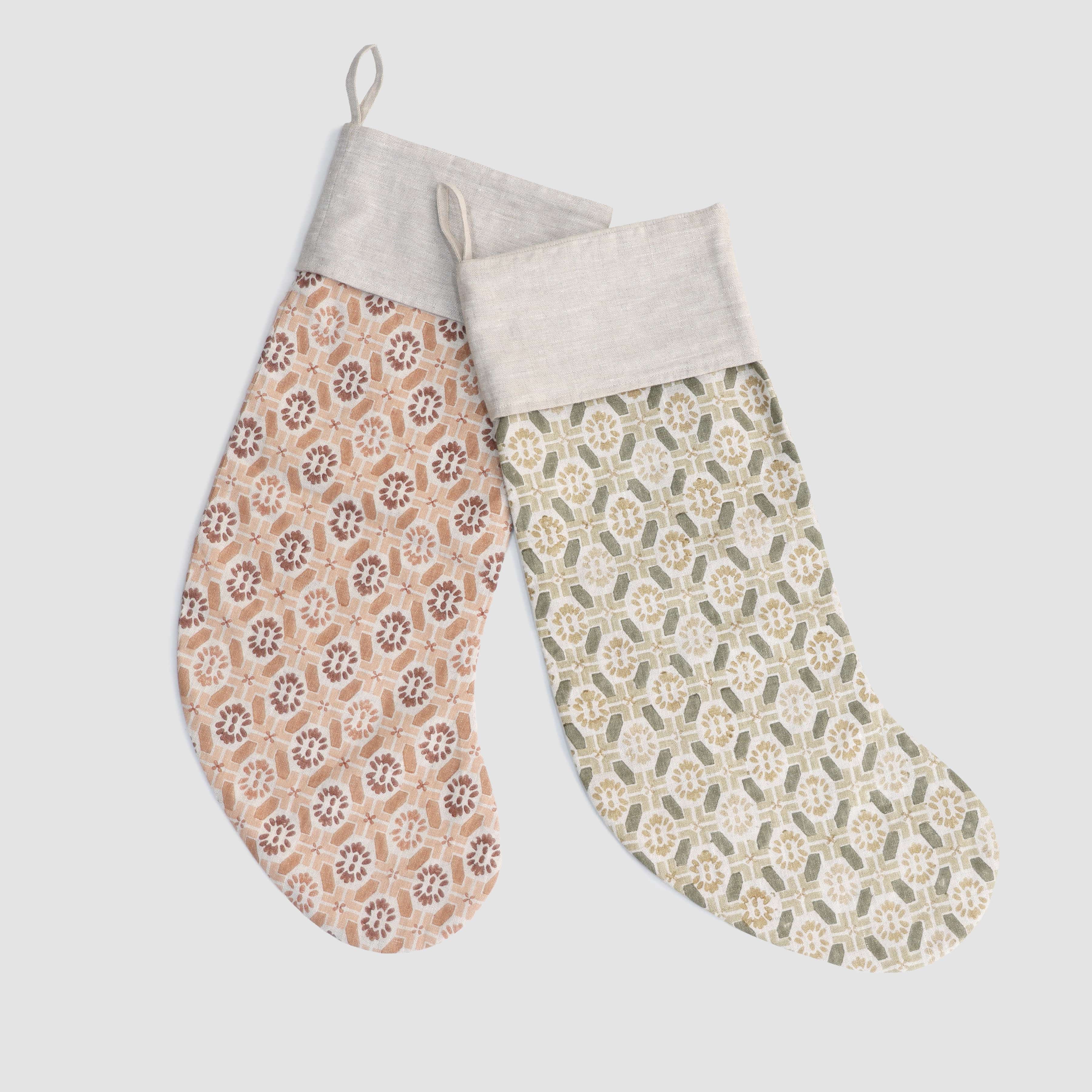 Ayana Block Print Stocking - Image 6