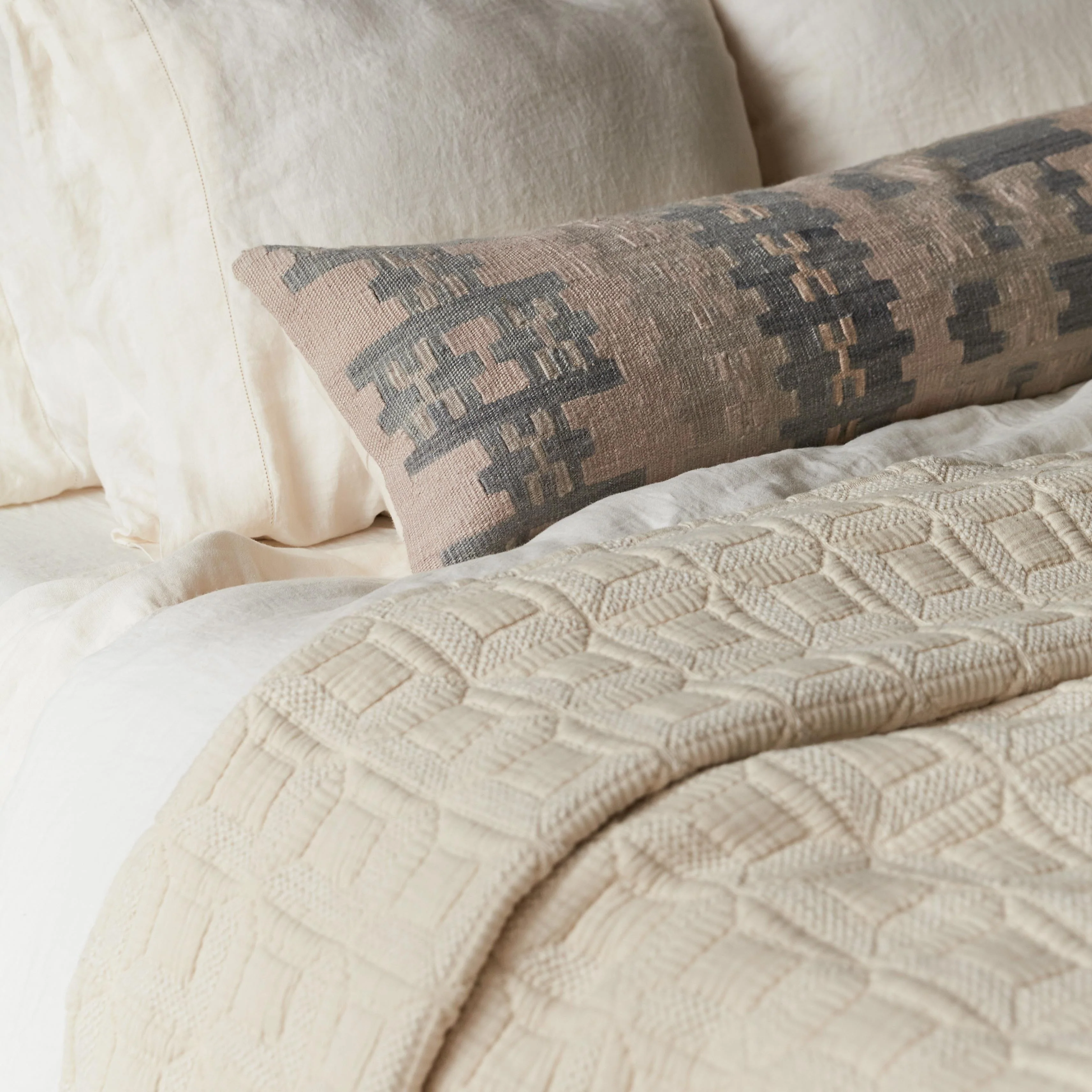 Ayla Organic Cotton Quilted Bed Blanket - Image 5
