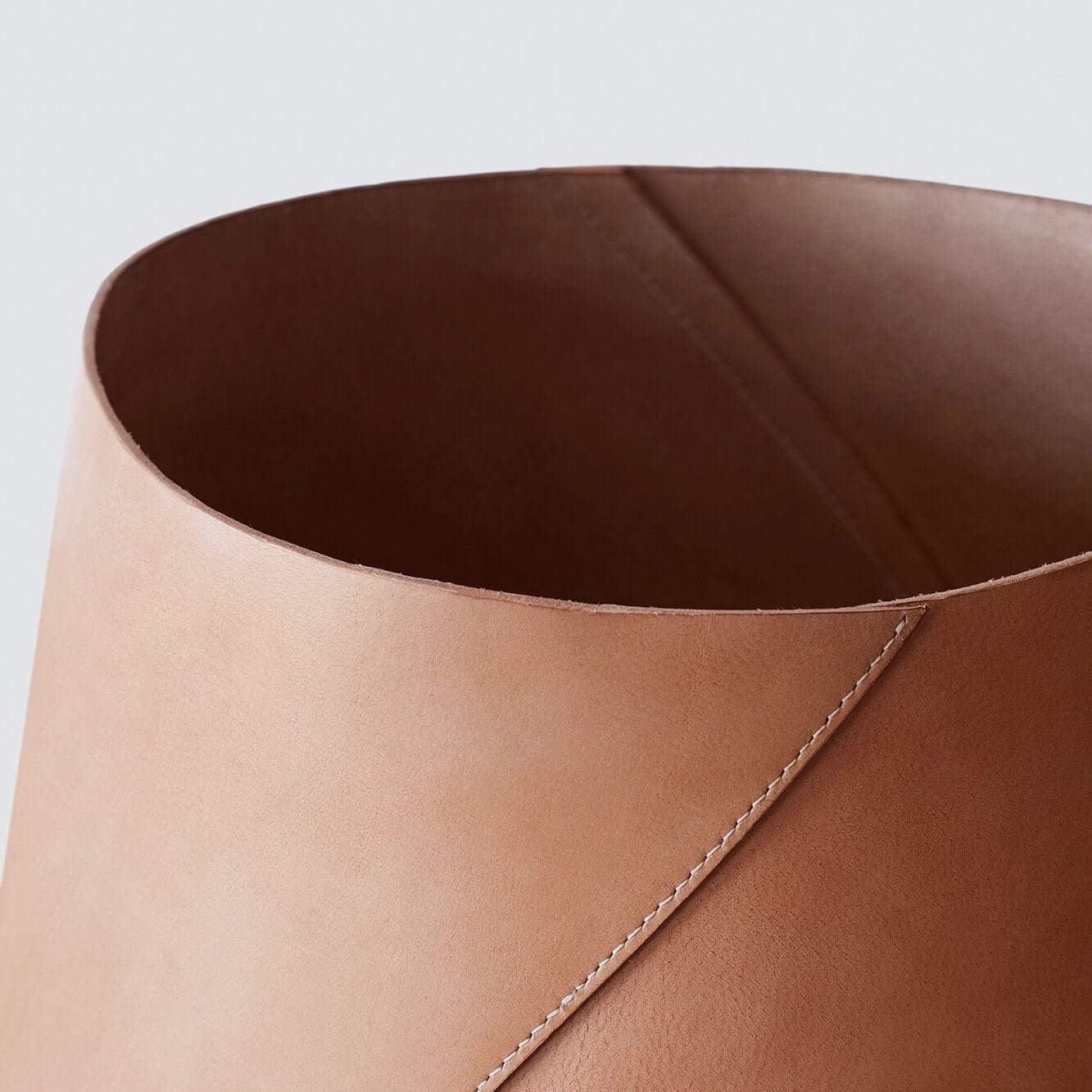 Azad Tall Leather Storage Bins - Image 3