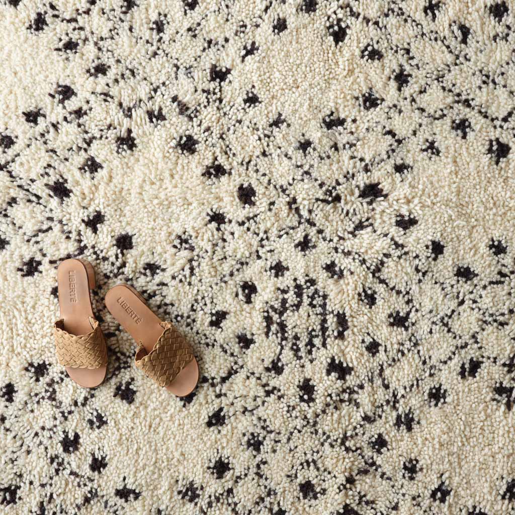 Aziza Hand-Knotted Beni Ourain Area Rug - Image 3