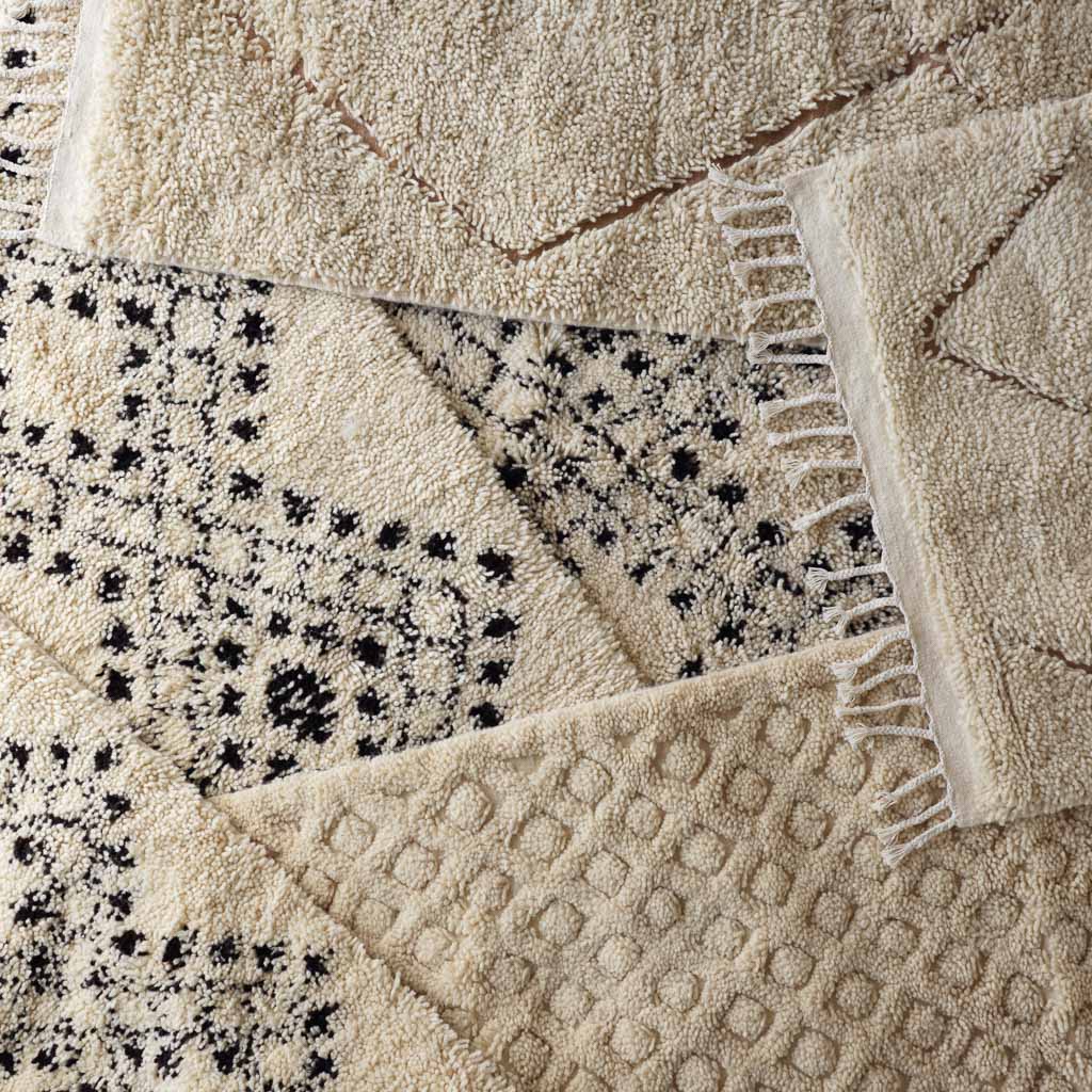 Aziza Hand-Knotted Beni Ourain Area Rug - Image 5