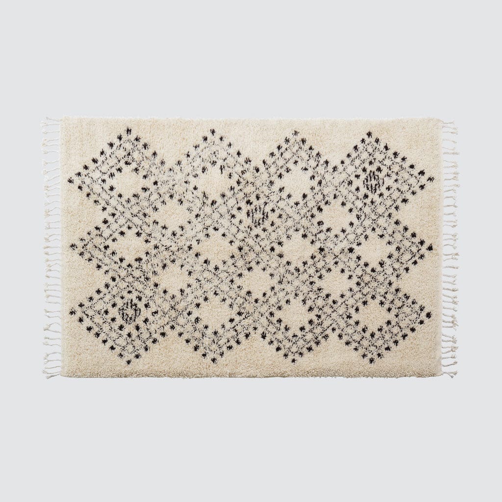 Aziza Hand-Knotted Beni Ourain Area Rug - Image 6