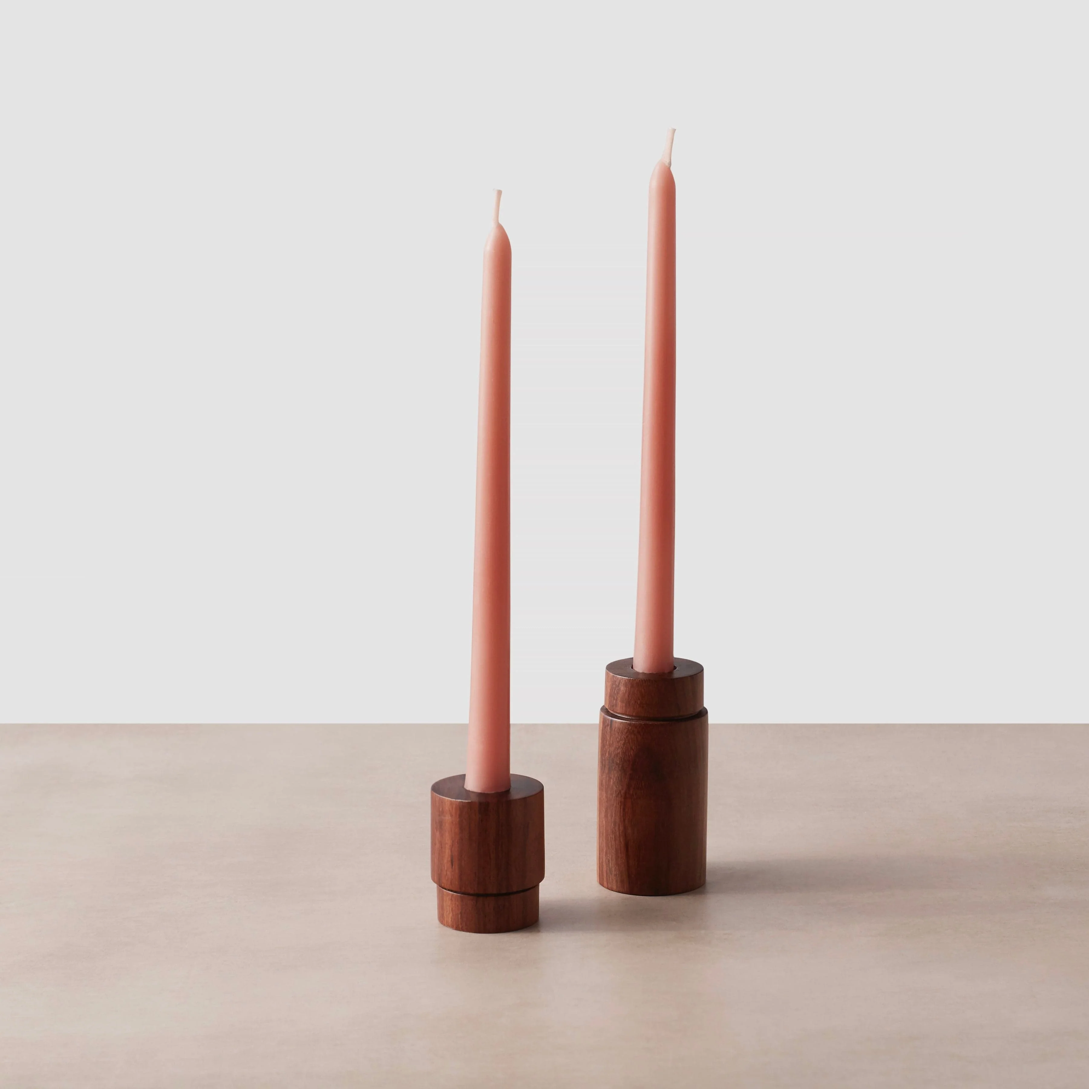 Beeswax Taper Candles - Set of 2 - Image 3