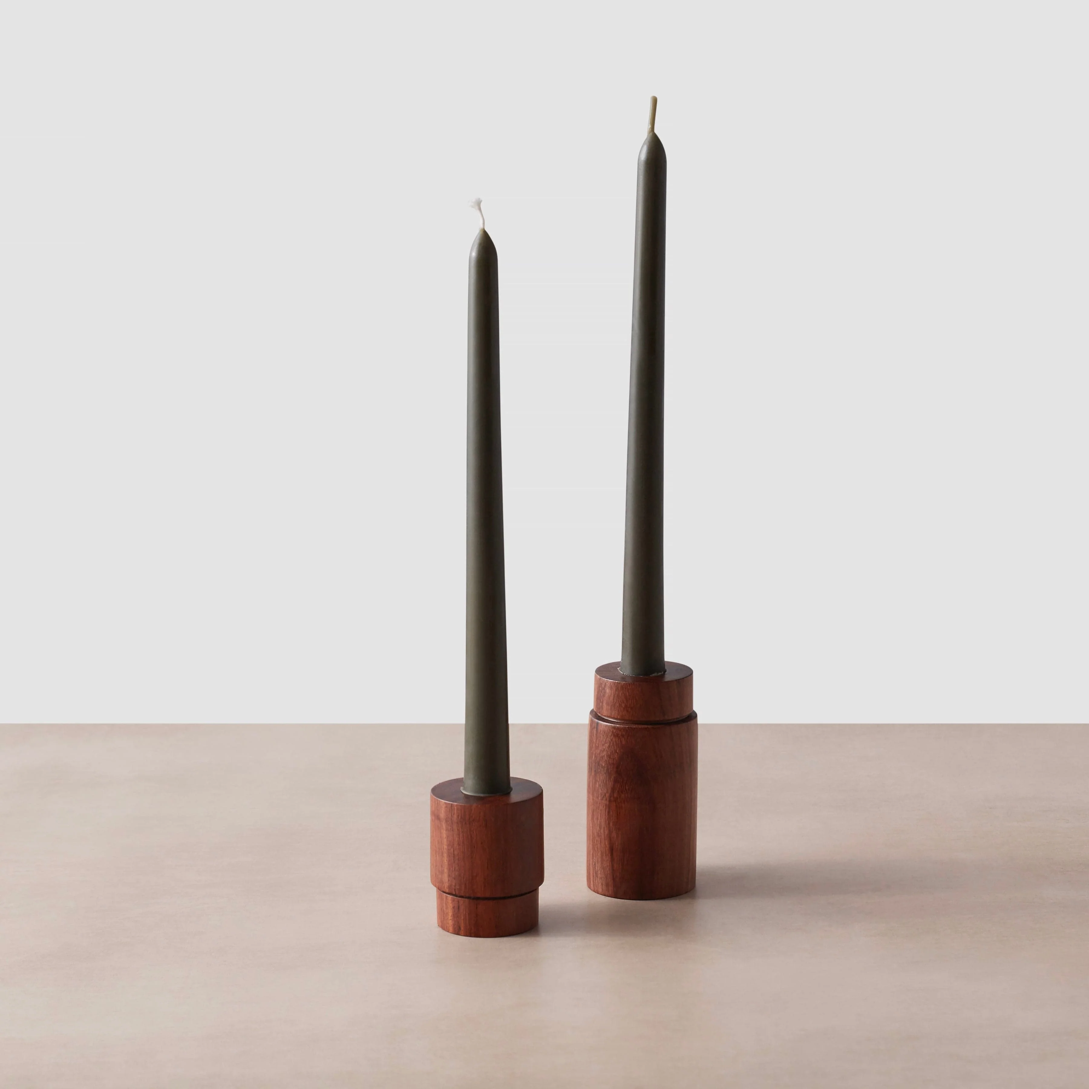 Beeswax Taper Candles - Set of 2 - Image 4