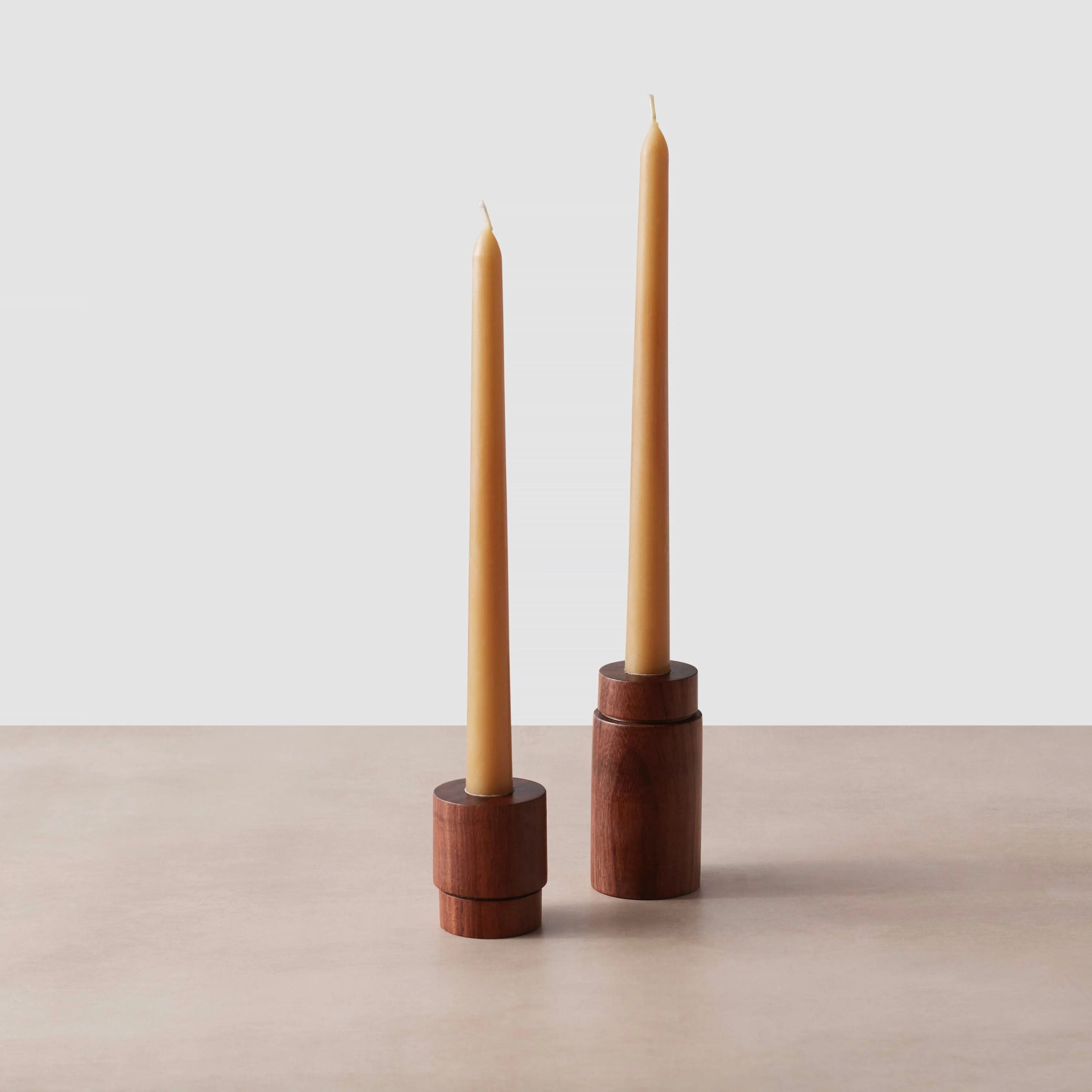 Beeswax Taper Candles - Set of 2 - Image 5