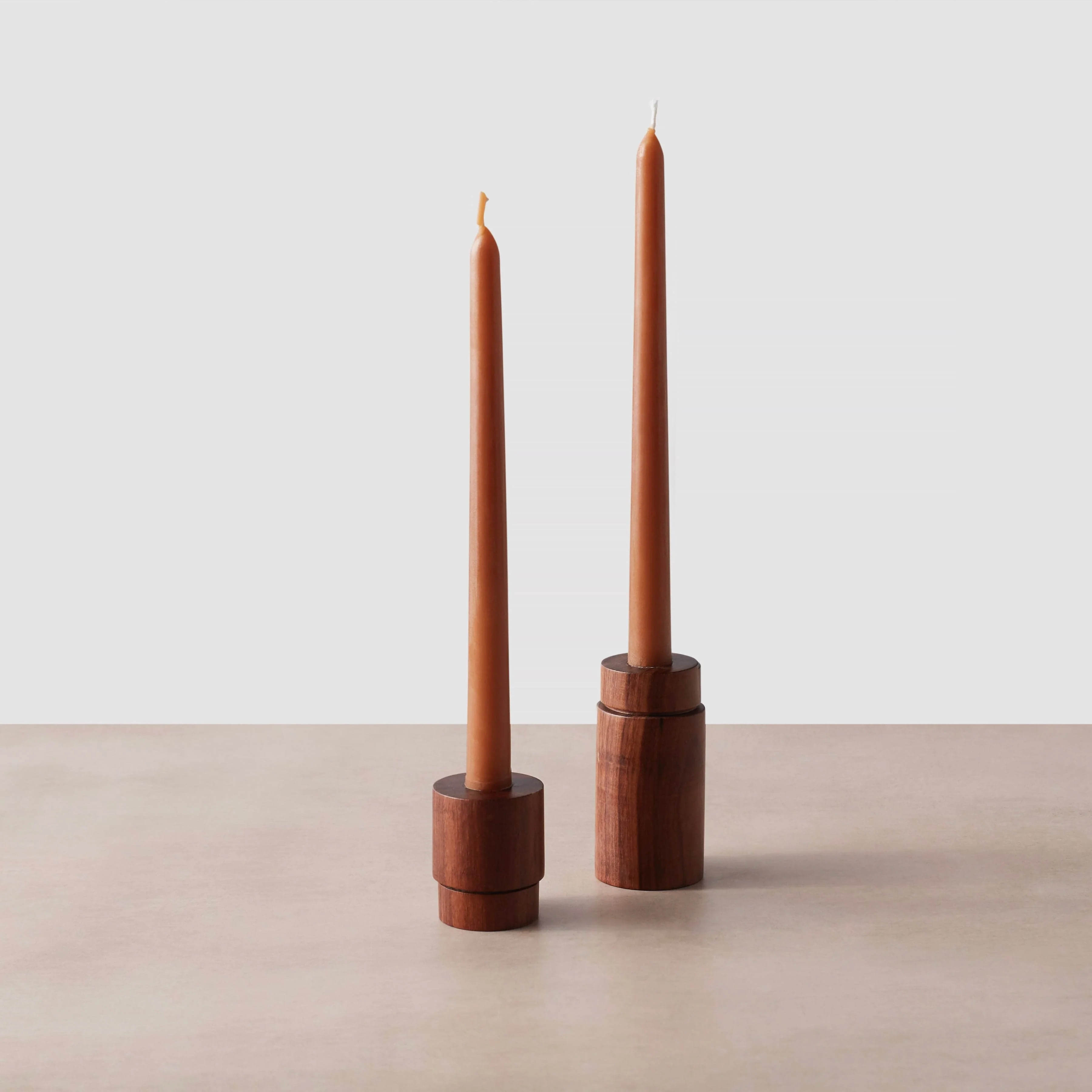 Beeswax Taper Candles - Set of 2 - Image 6