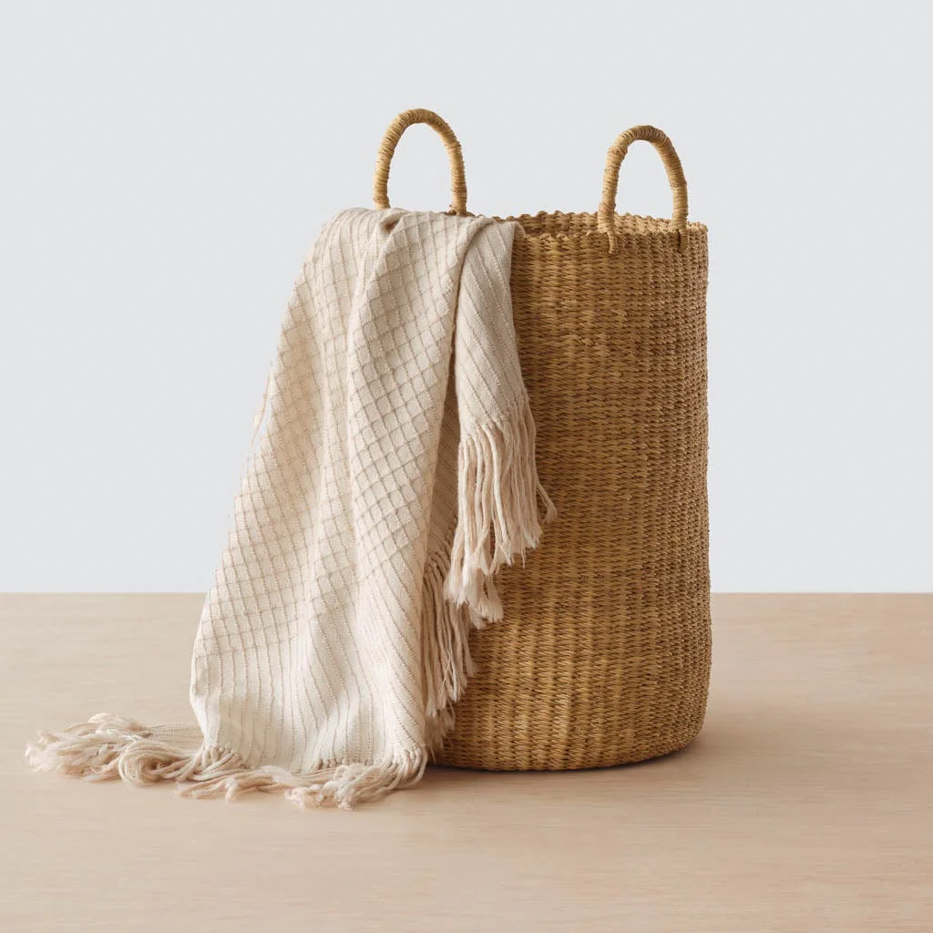 Bolga Tall Basket - Image 2