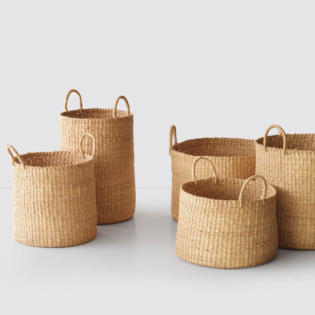 Bolga Tall Basket - Image 6