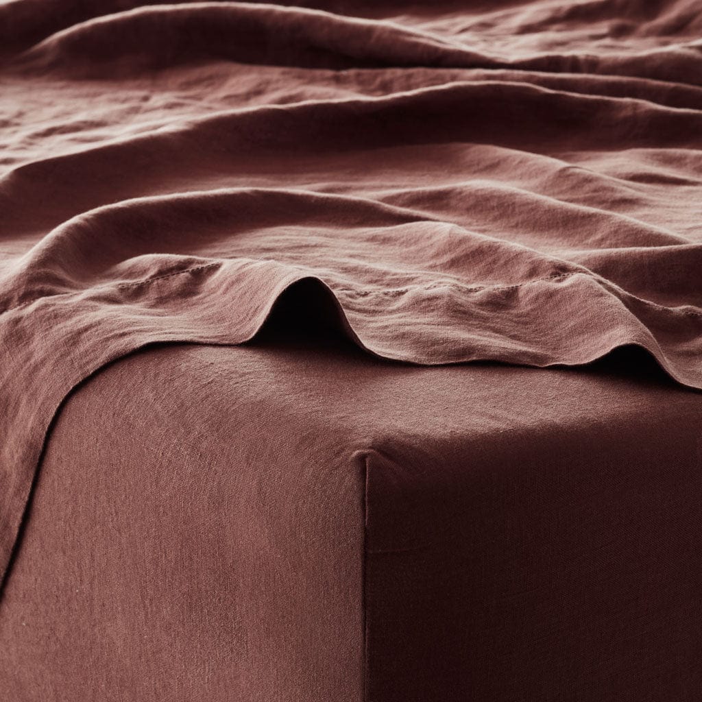 Stonewashed Linen Fitted Sheet - Image 6