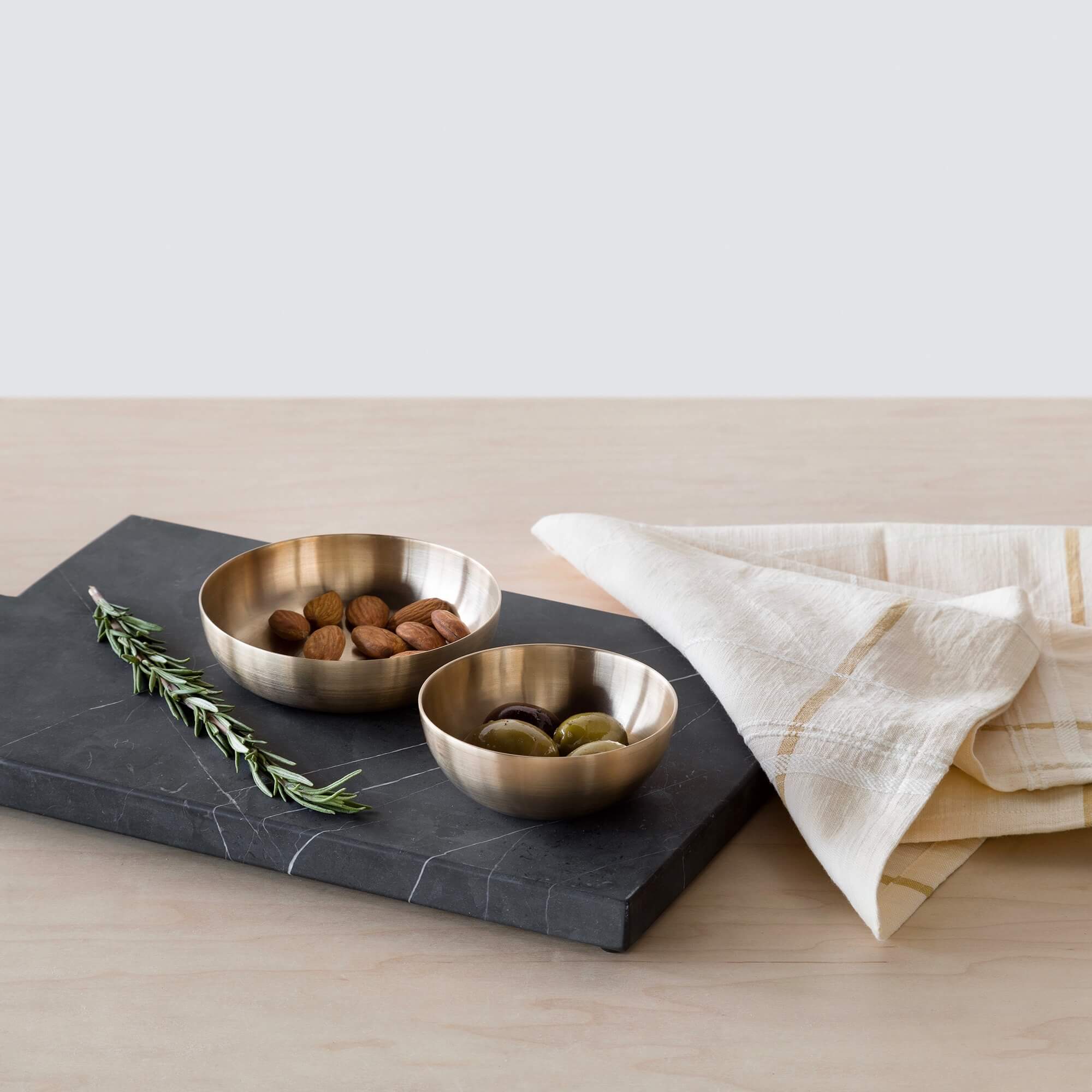 Dasar Bronze Bowls - Set of 2 - Image 2
