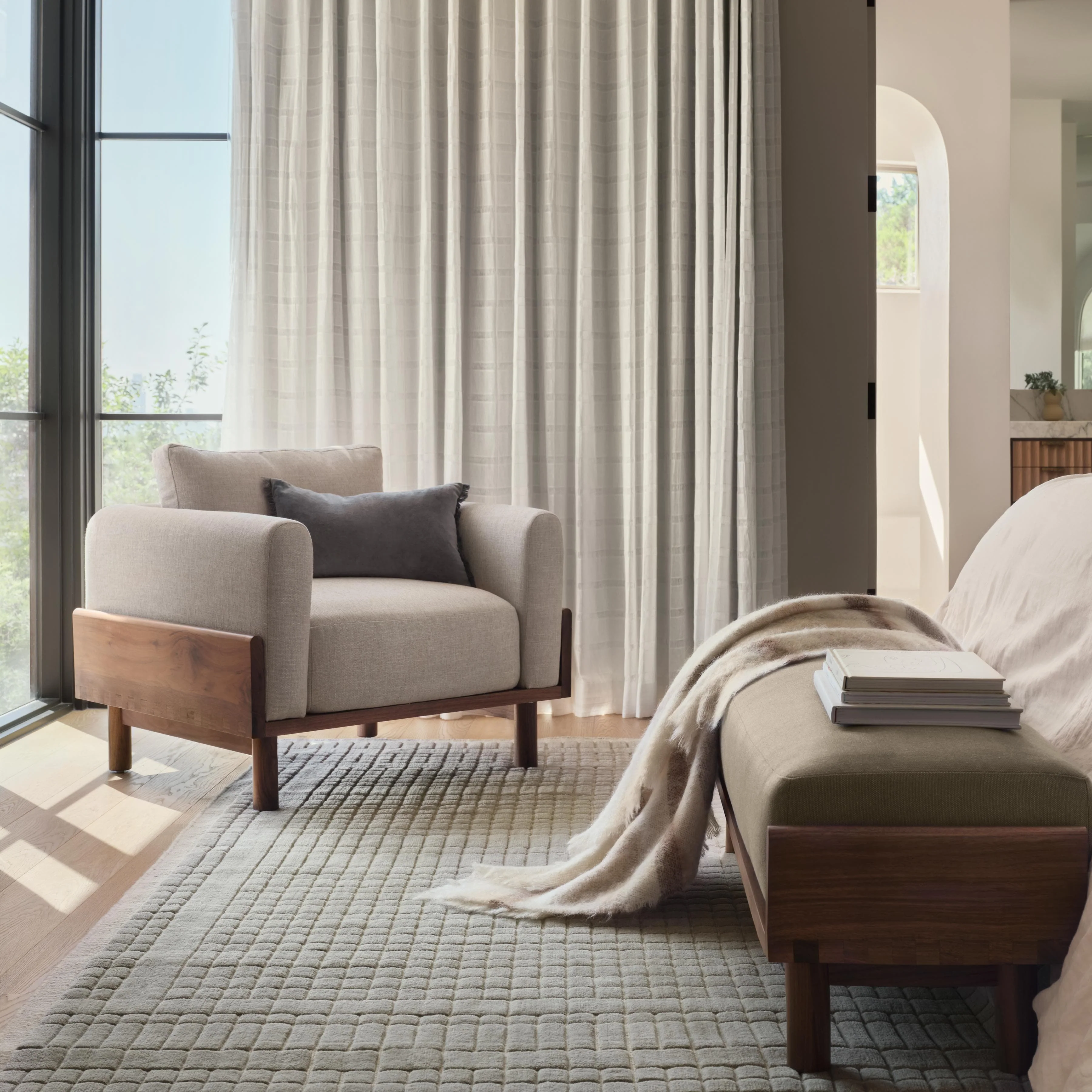 Delaney Mohair Throw - Image 7