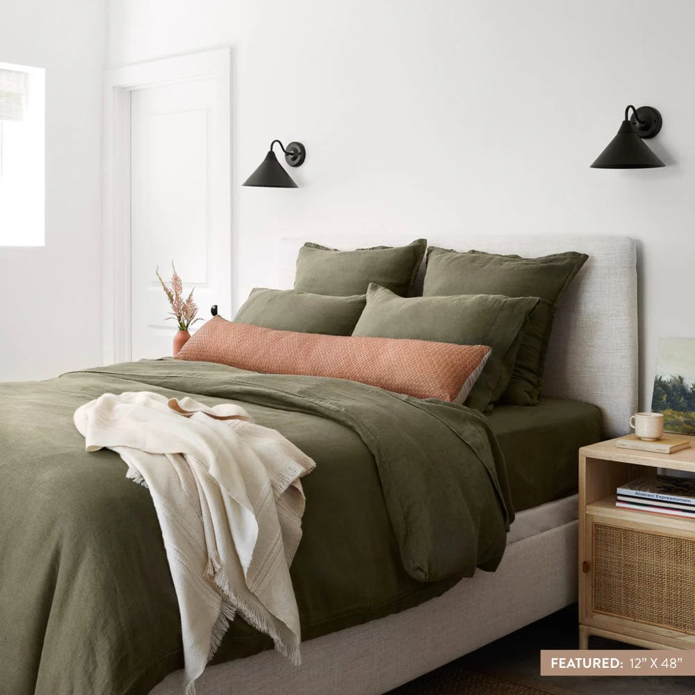 Dhara Leather Lumbar Pillow - Image 8