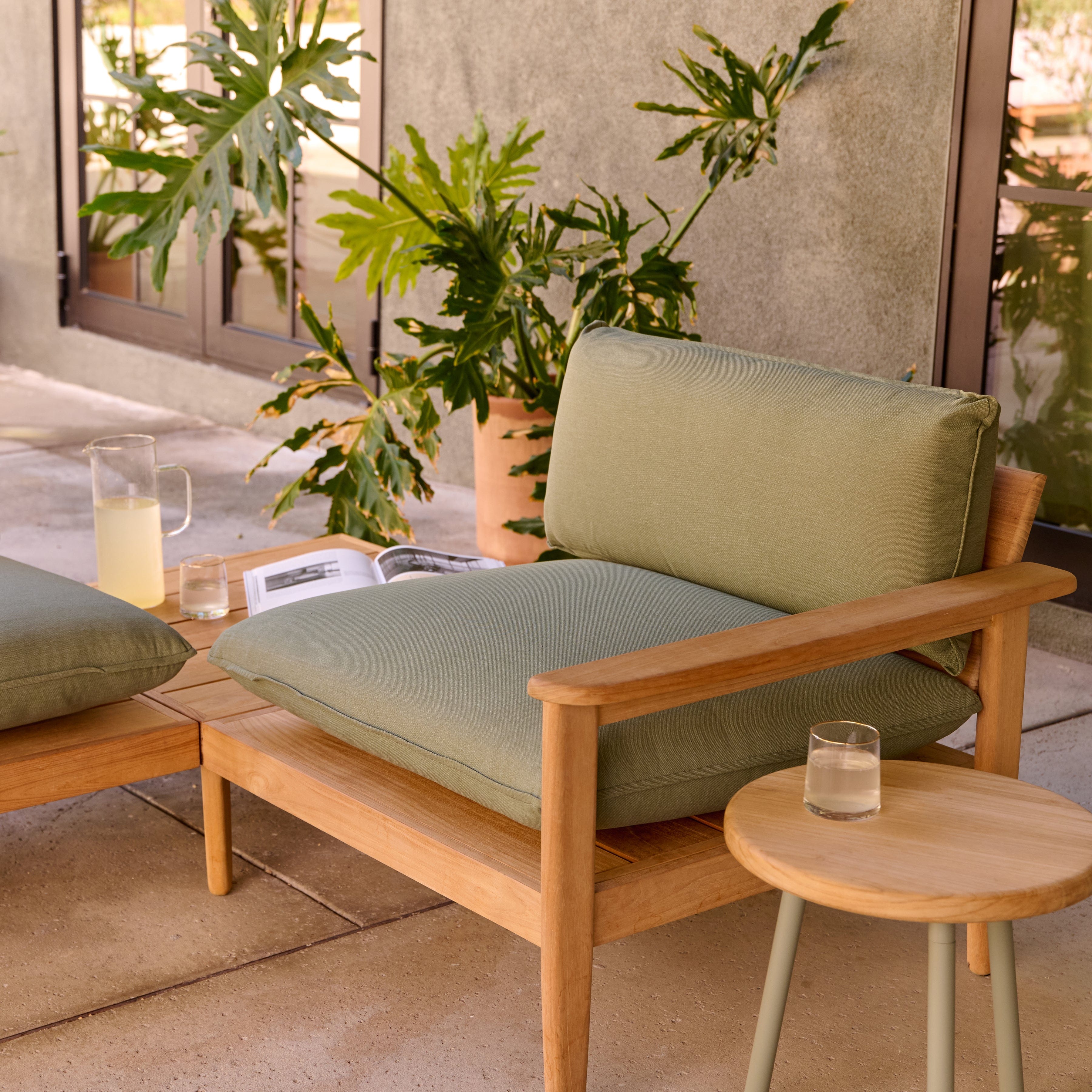 Dunes Teak 5-Piece Sectional - Image 3