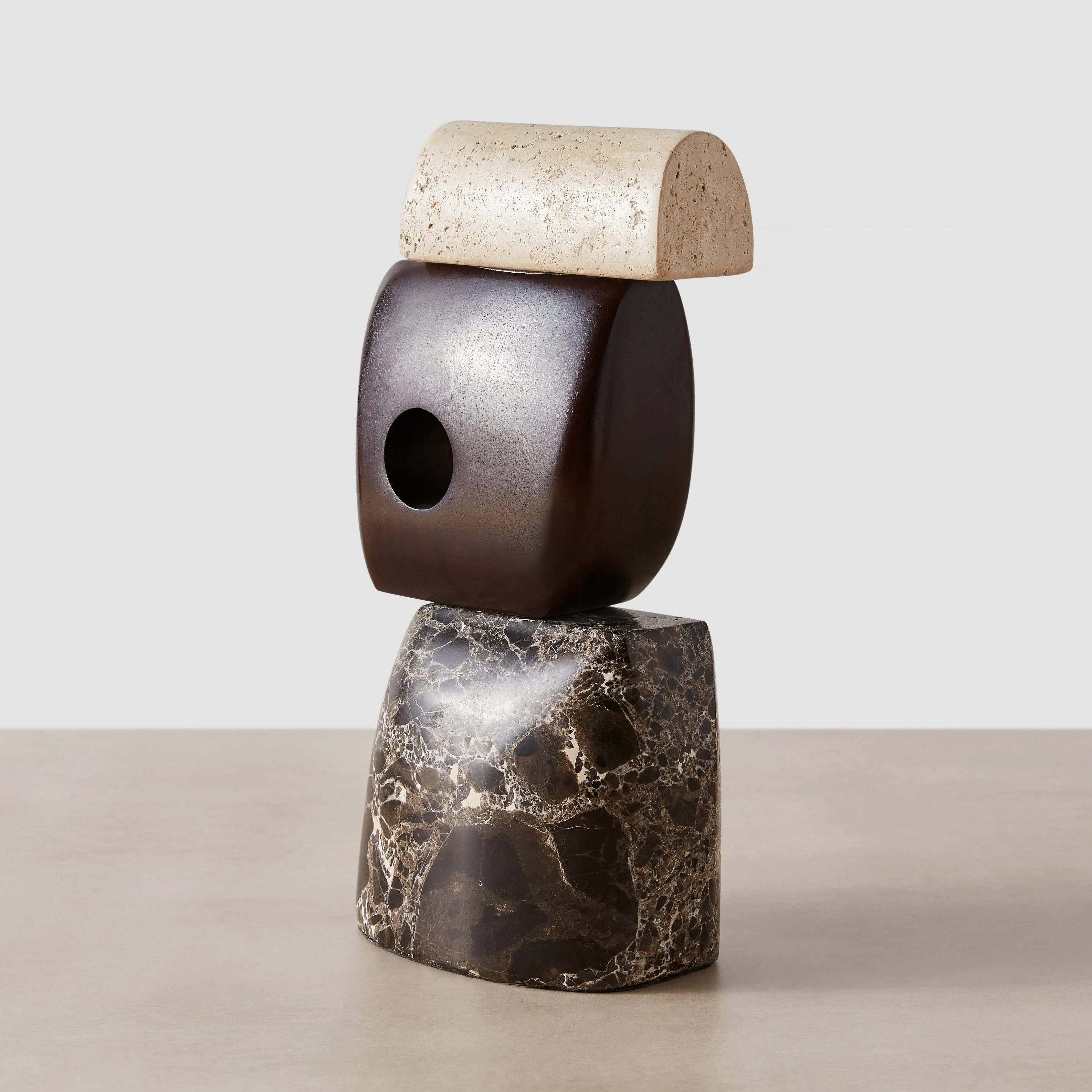 Hari Stone and Wood Sculpture - Image 6