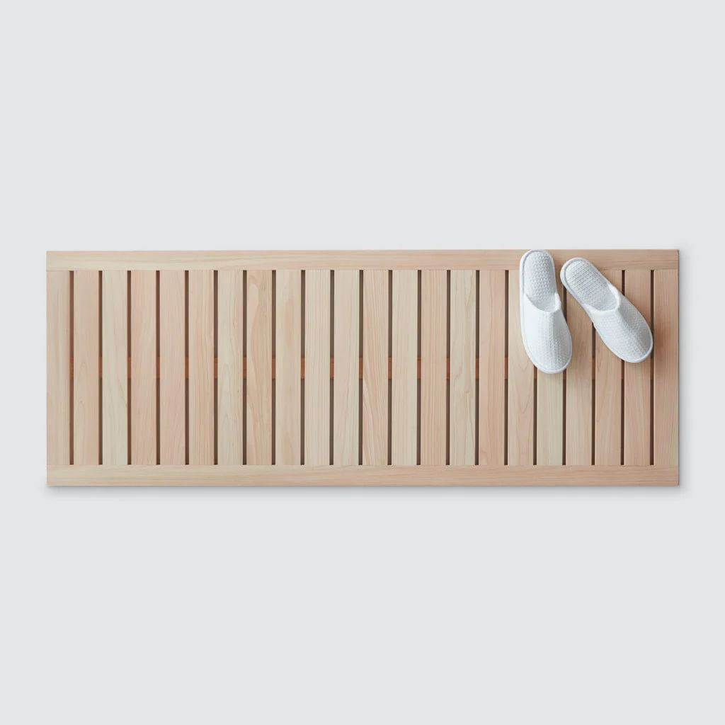 Hinoki Wood Bath Runner - Image 3