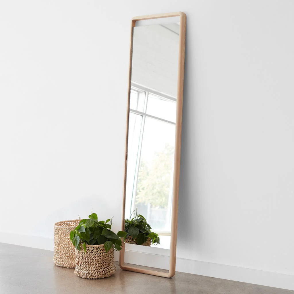 Hinoki Wood Floor Mirror - Image 7