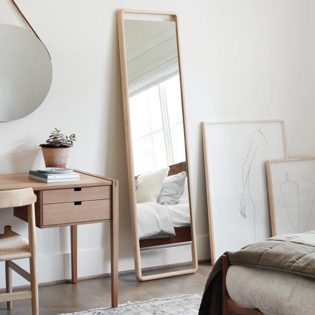Hinoki Wood Floor Mirror - Image 8