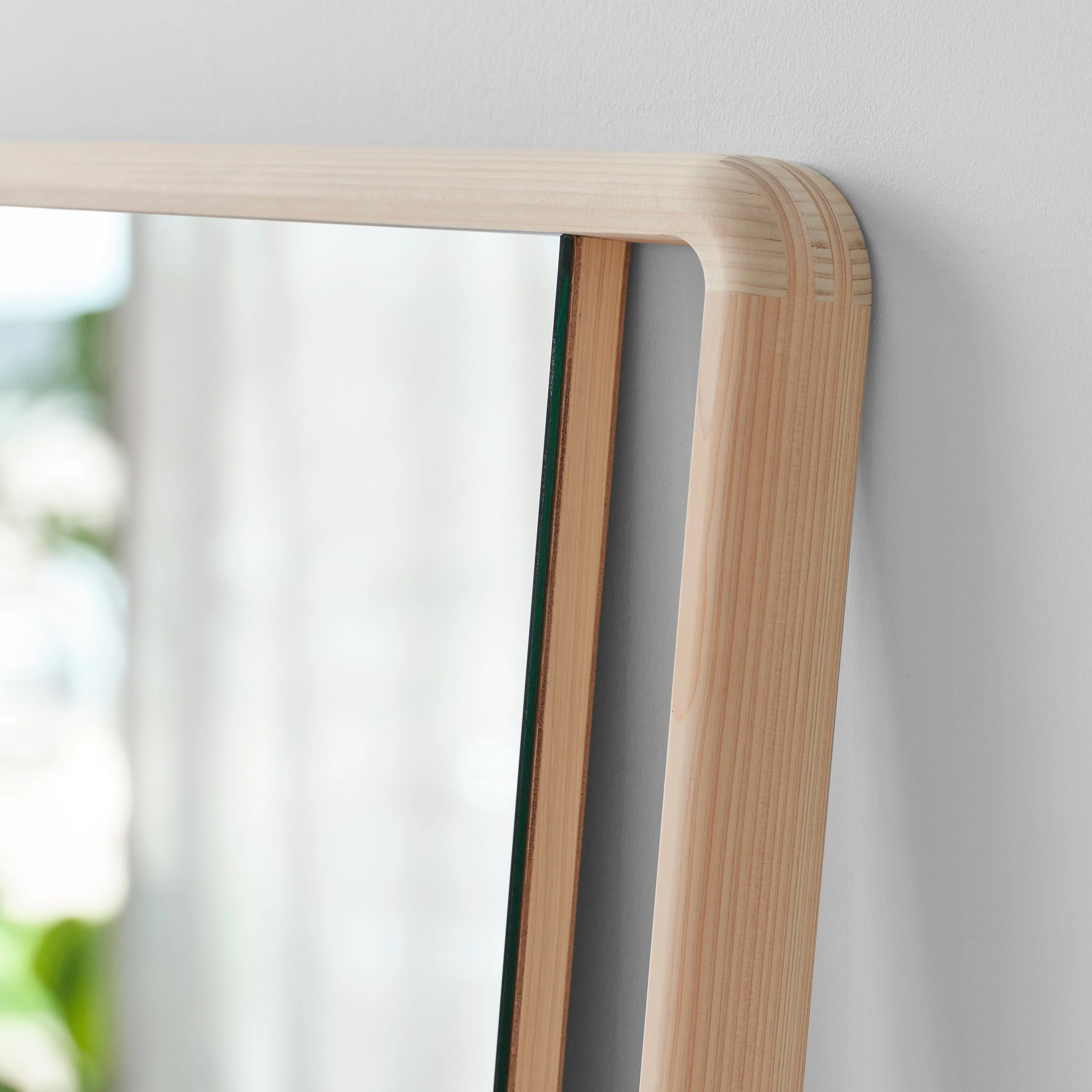 Hinoki Wood Wall Mirror - Image 3