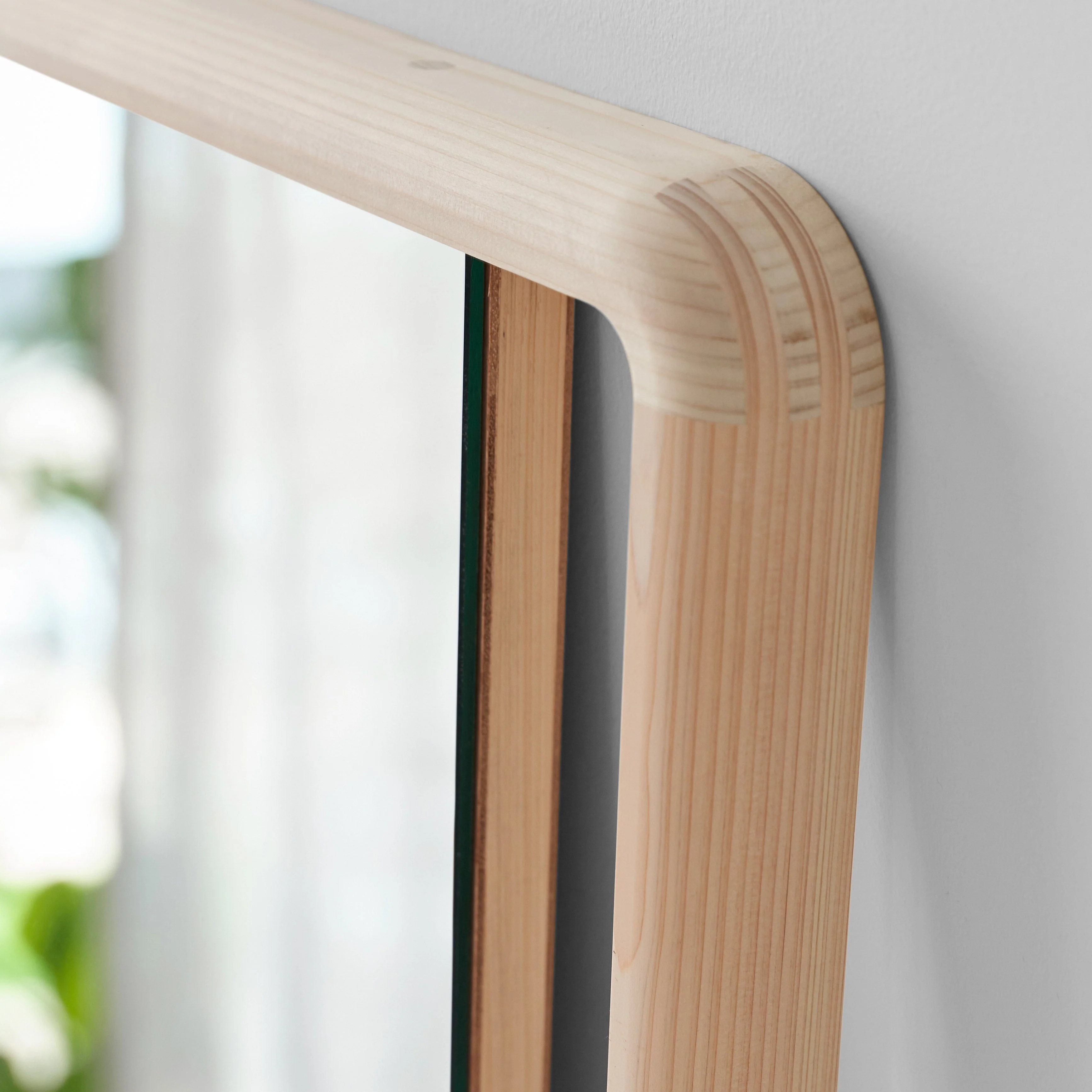 Hinoki Wood Wall Mirror - Image 5