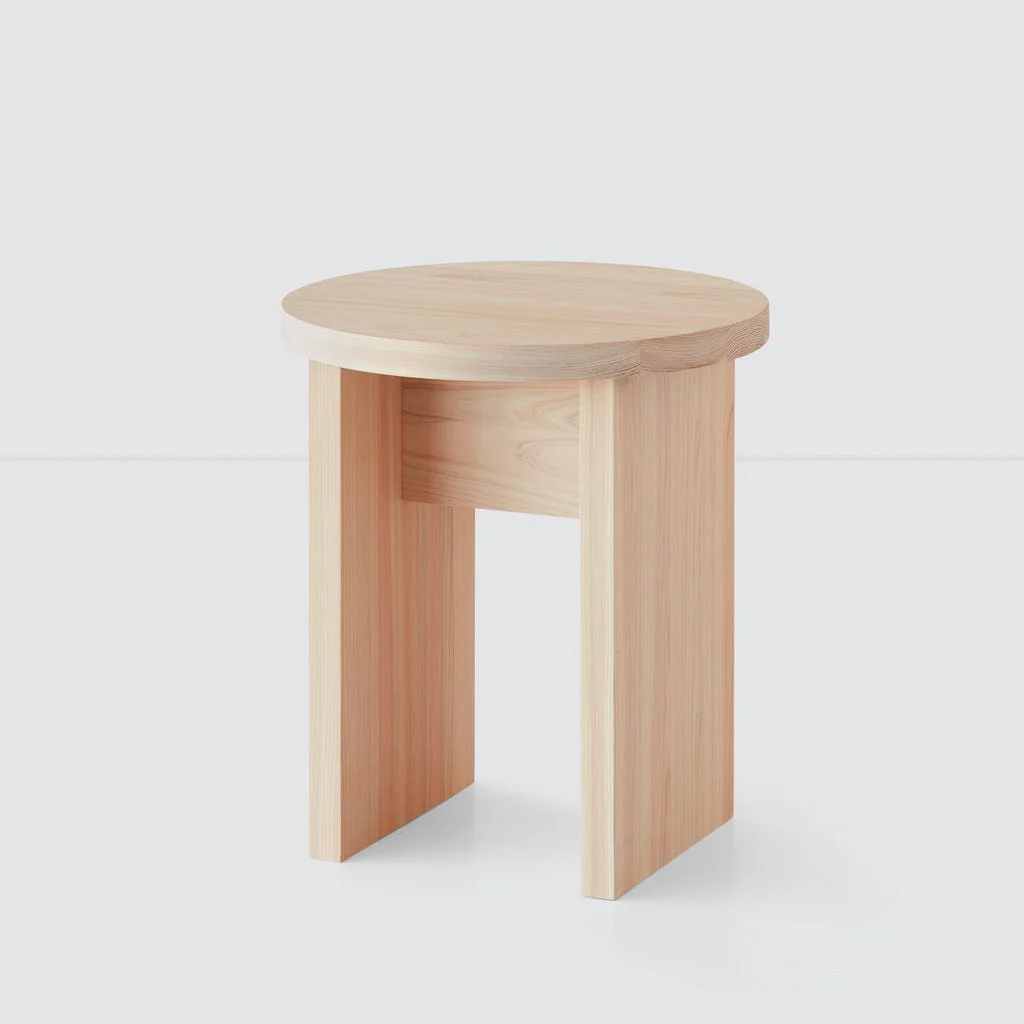Hinoki Wood Side Table - Image 5