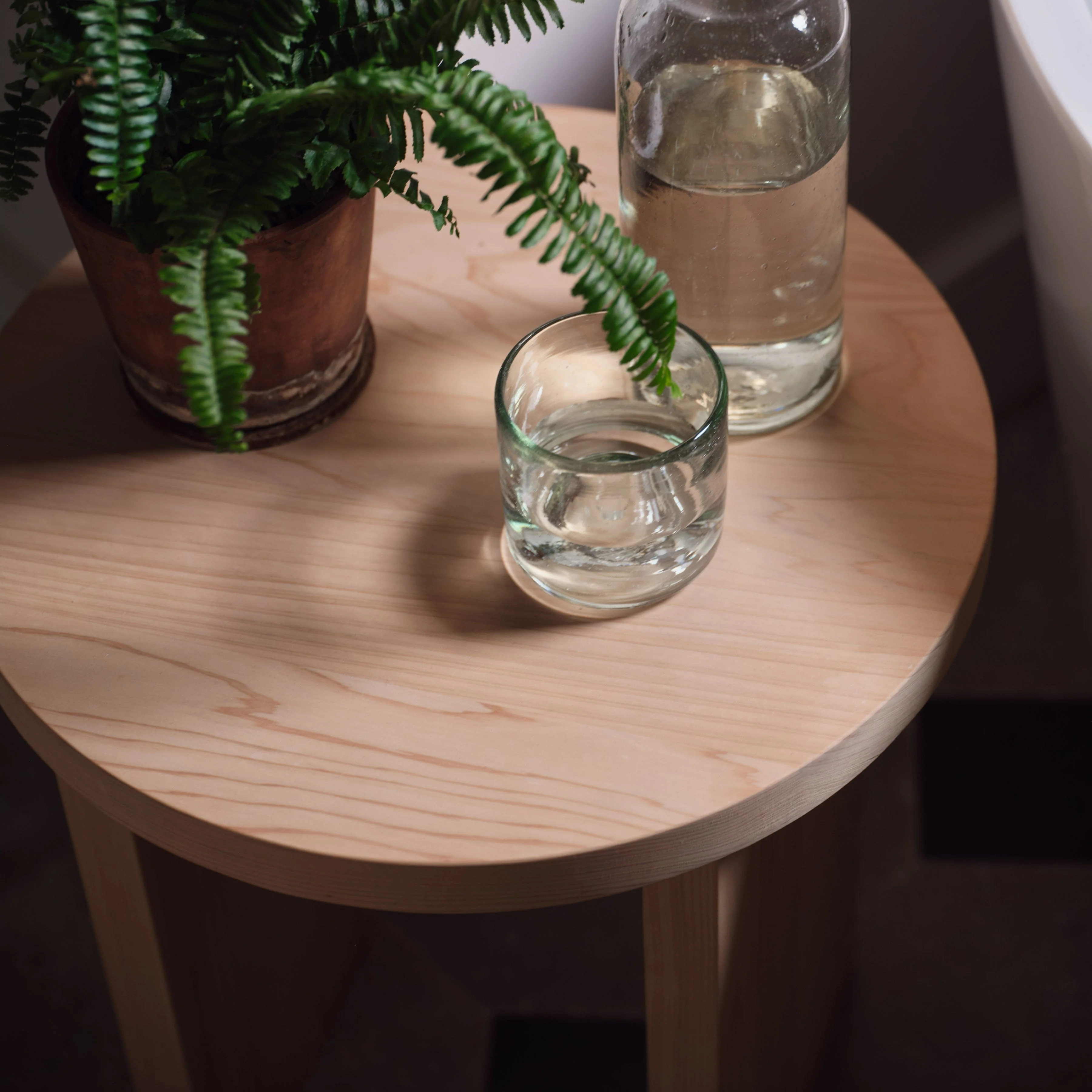Hinoki Wood Side Table - Image 8
