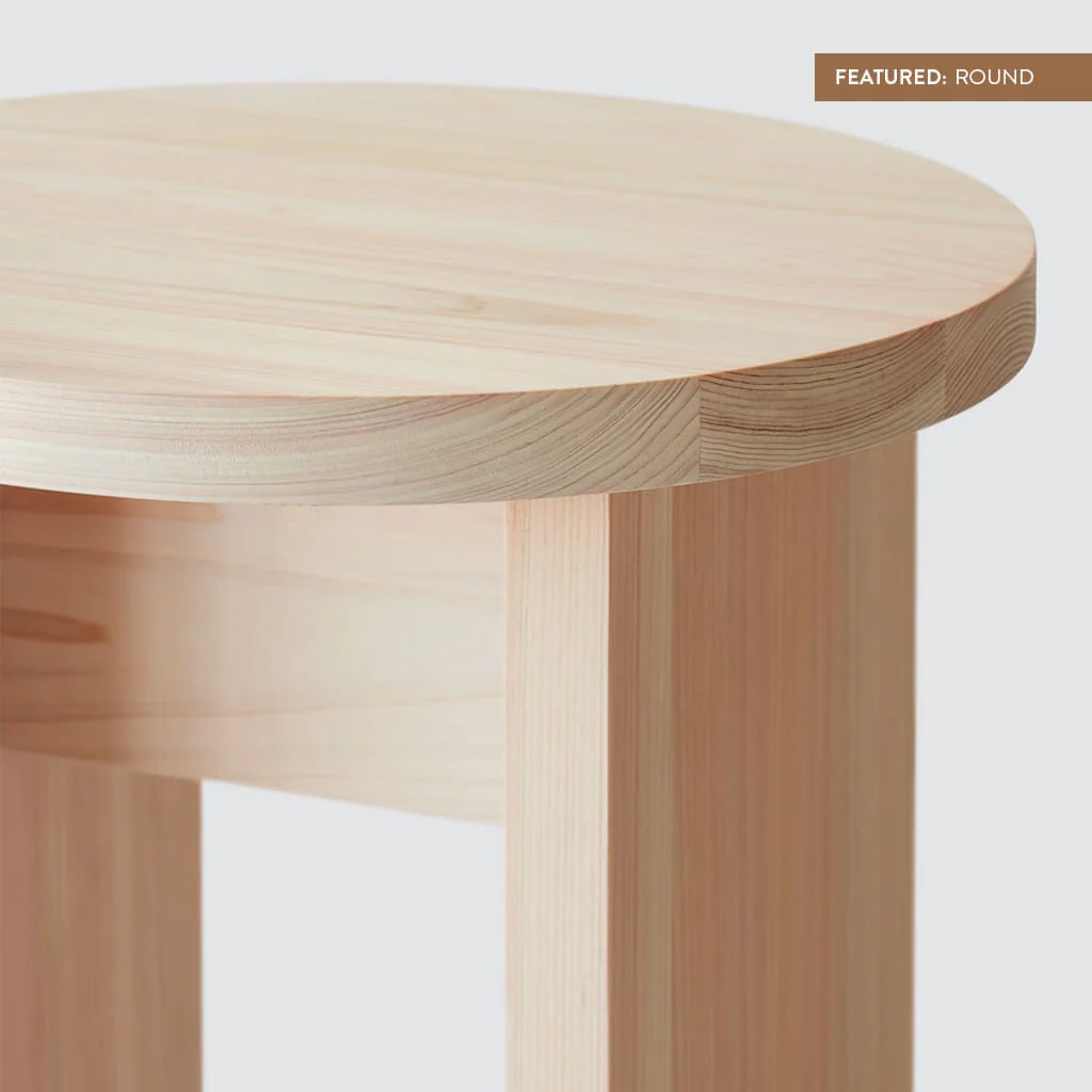 Hinoki Wood Side Table - Image 9