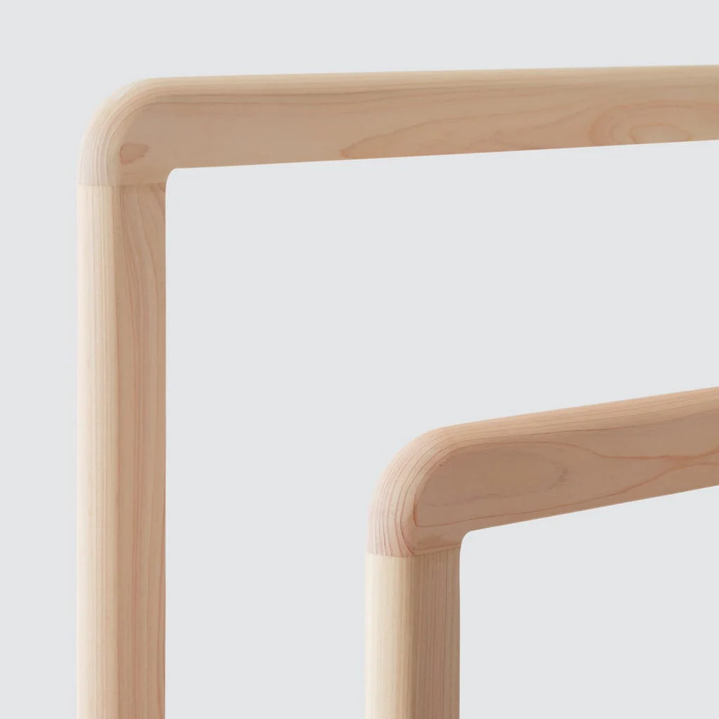 Hinoki Wood Standing Rack - Image 6