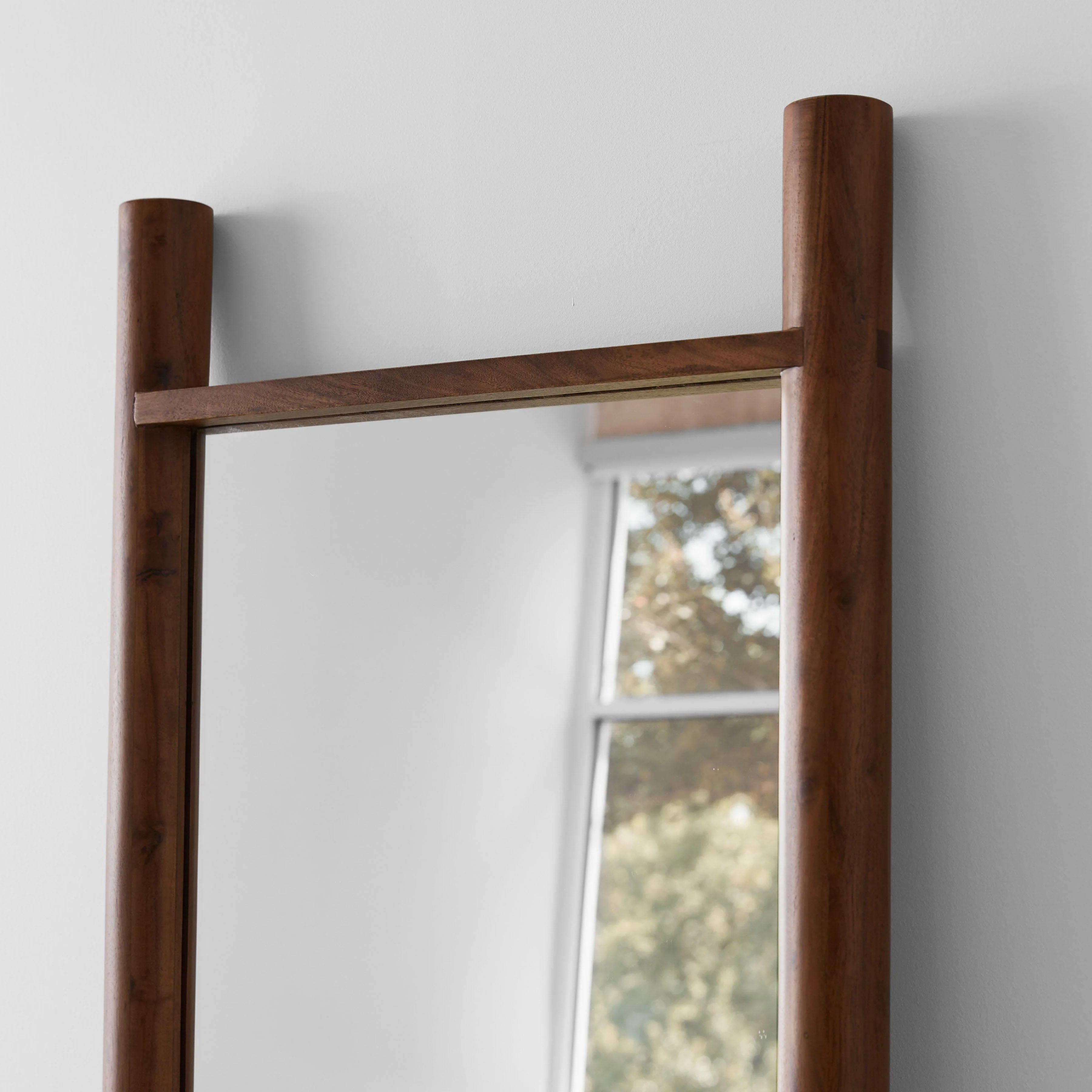 Johar Wood Floor Mirror - Image 2