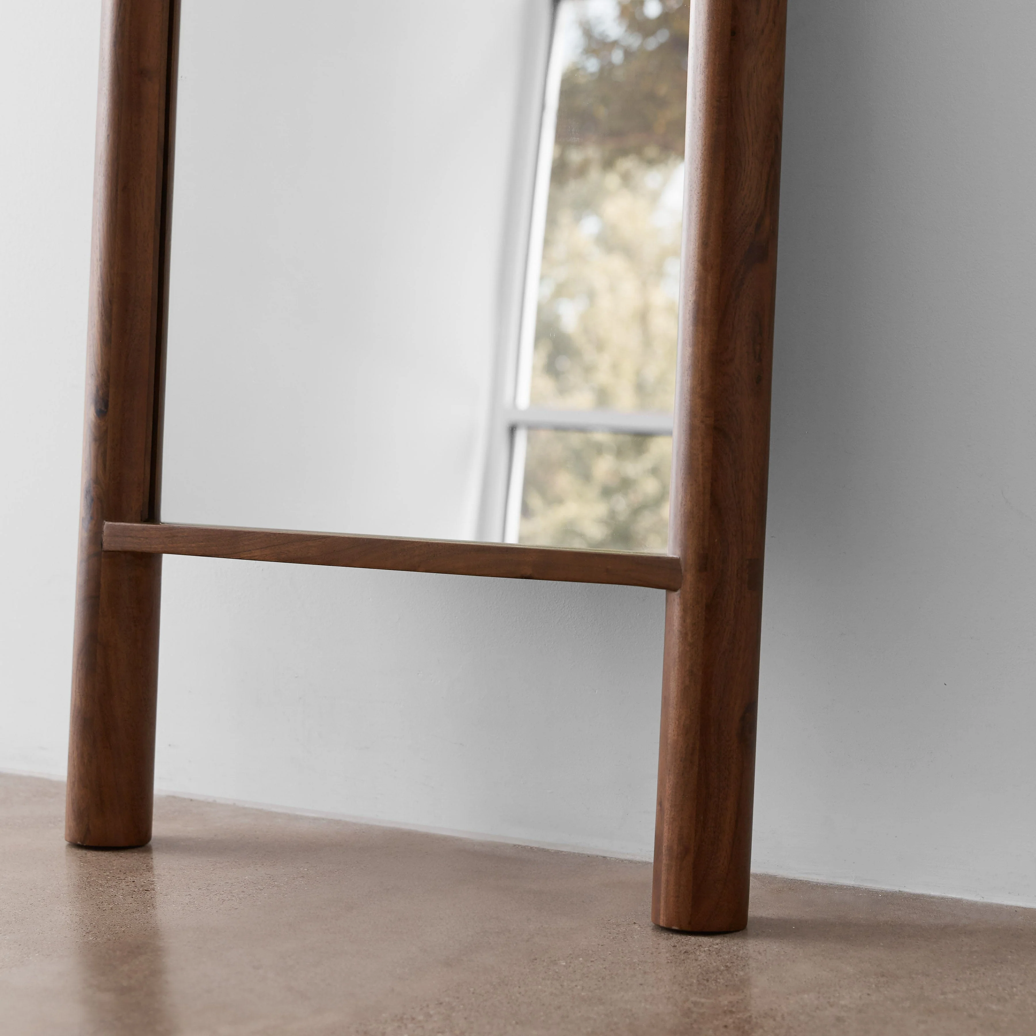 Johar Wood Floor Mirror - Image 4