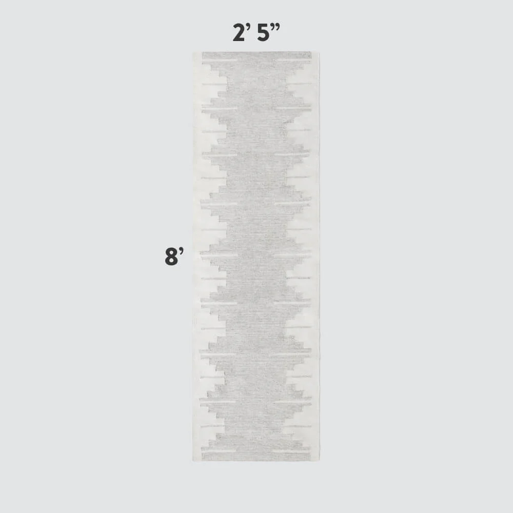 La Cima Handwoven Accent Rug - Grey - Image 10