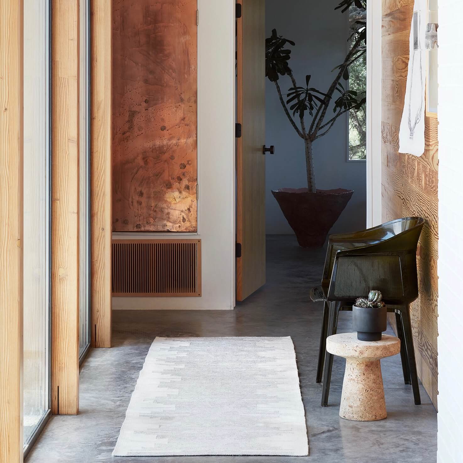 La Cima Handwoven Accent Rug - Grey - Image 6
