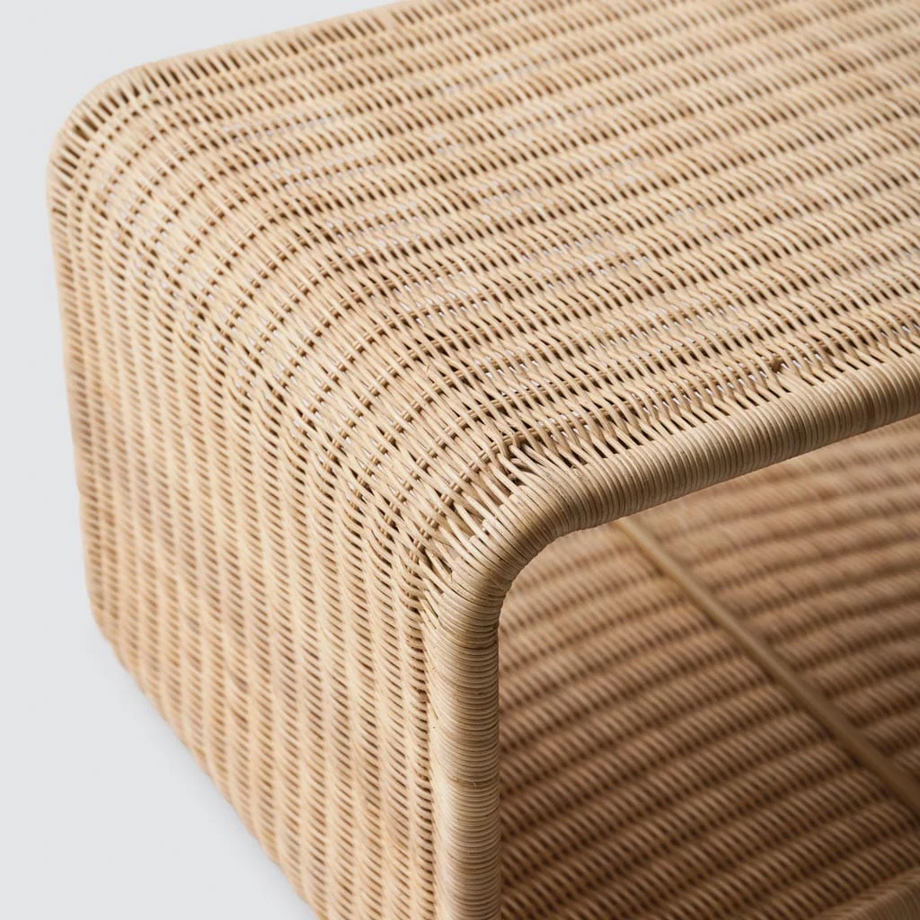 Liang Wicker Ottoman - Image 4