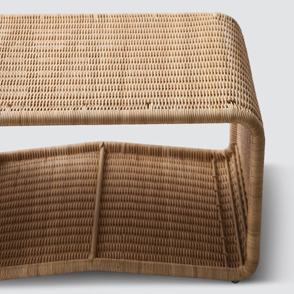 Liang Wicker Ottoman - Image 5