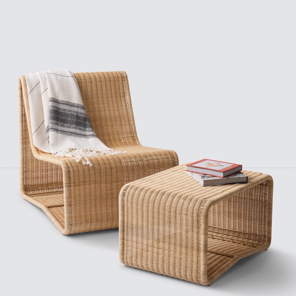 Liang Wicker Ottoman - Image 7