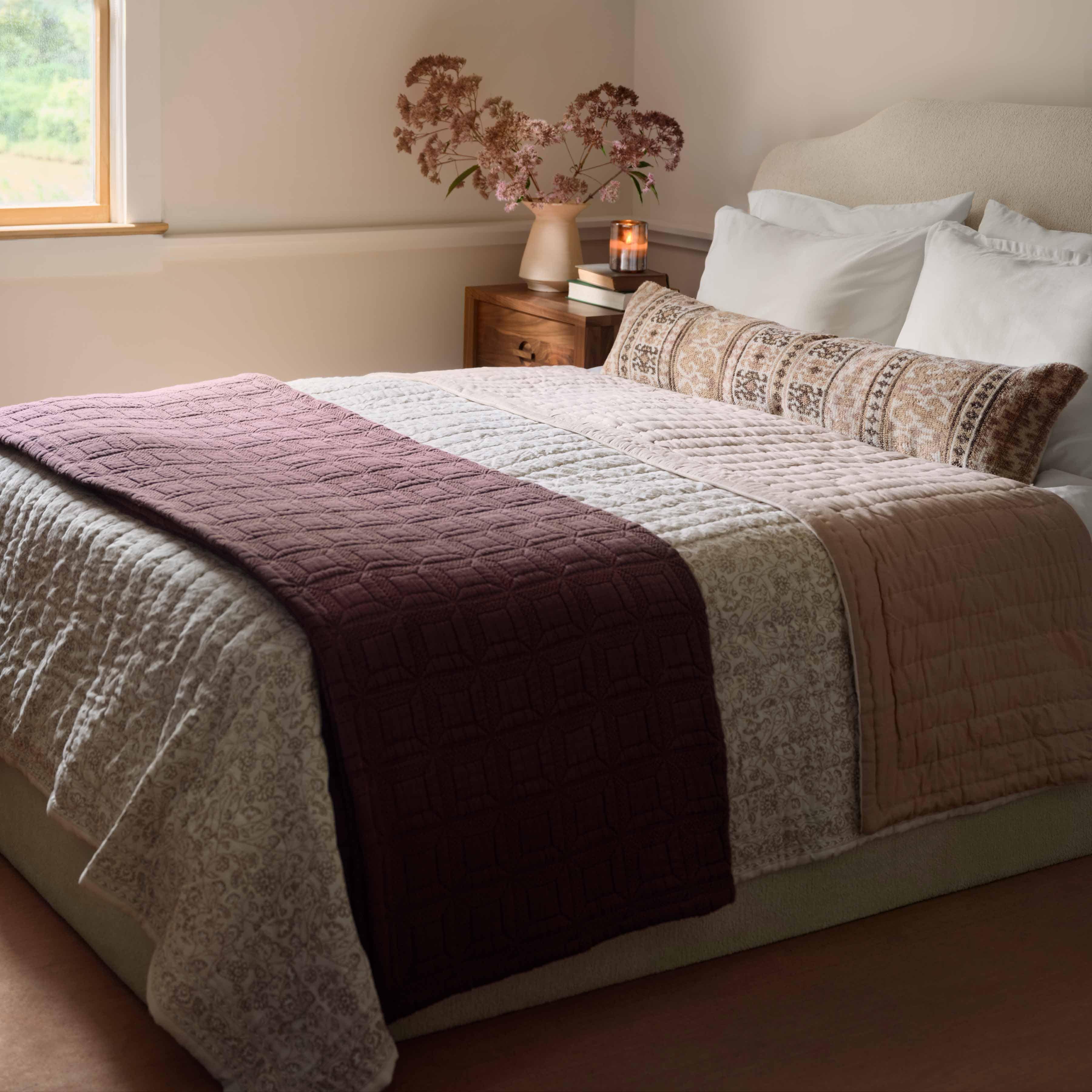 Lianna Block Print Quilt - Image 6