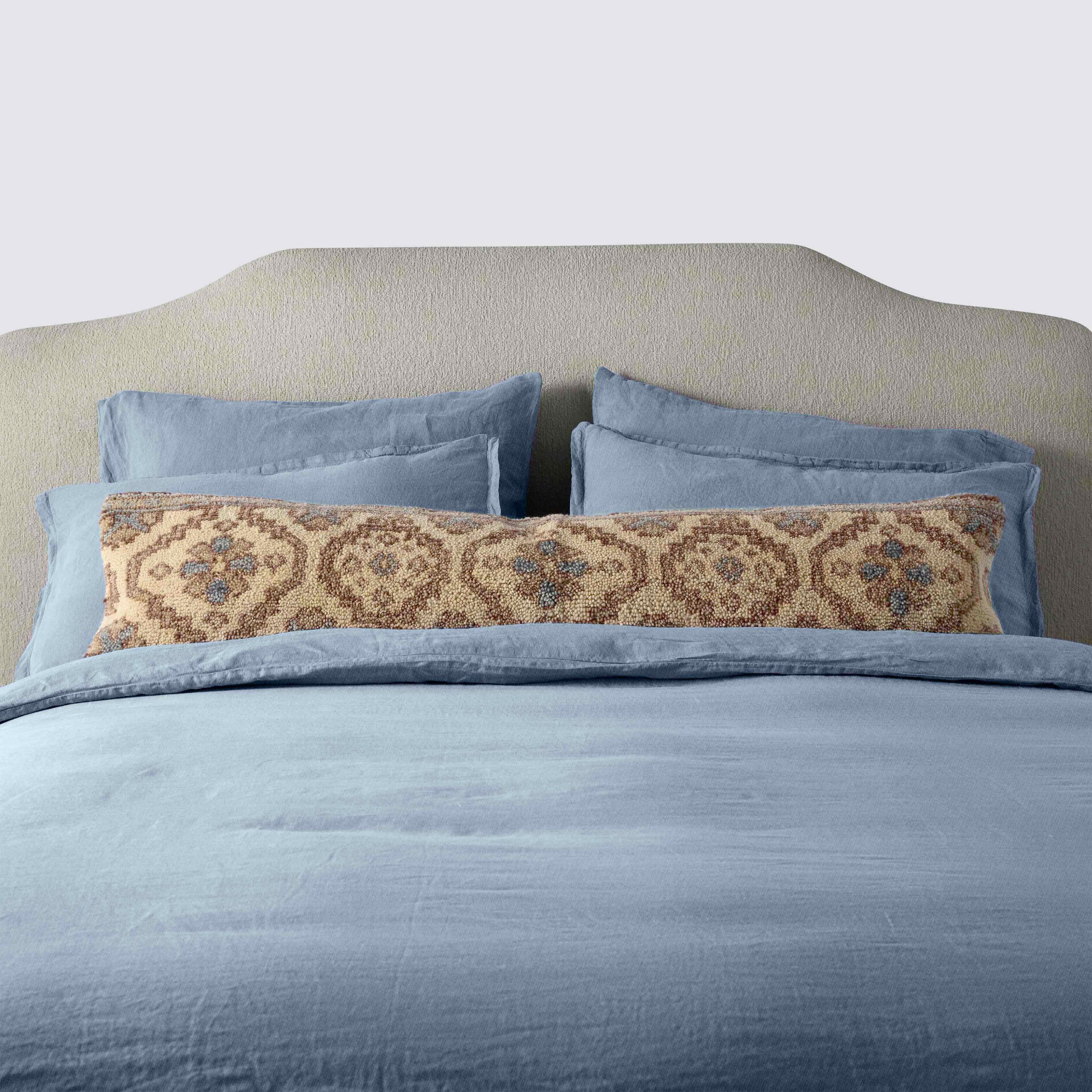 Mabel Hand-Knotted Lumbar Pillow - Image 2