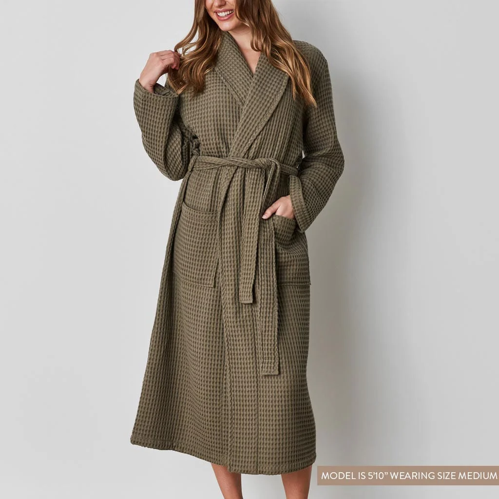 Mara Organic Waffle Robe - Image 12