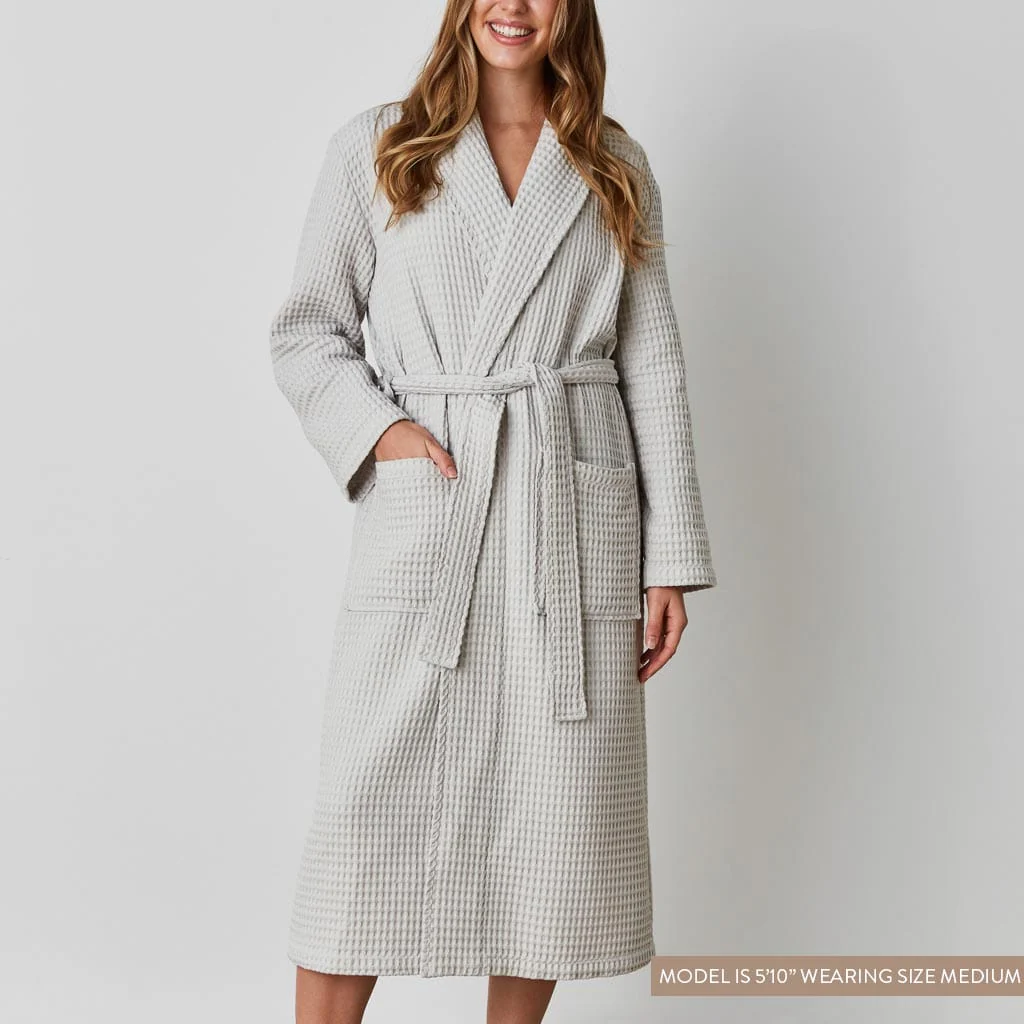 Mara Organic Waffle Robe - Image 20