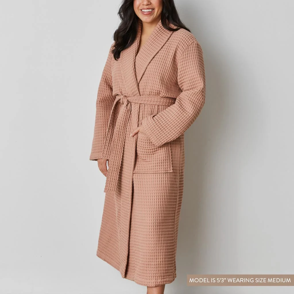 Mara Organic Waffle Robe - Image 3